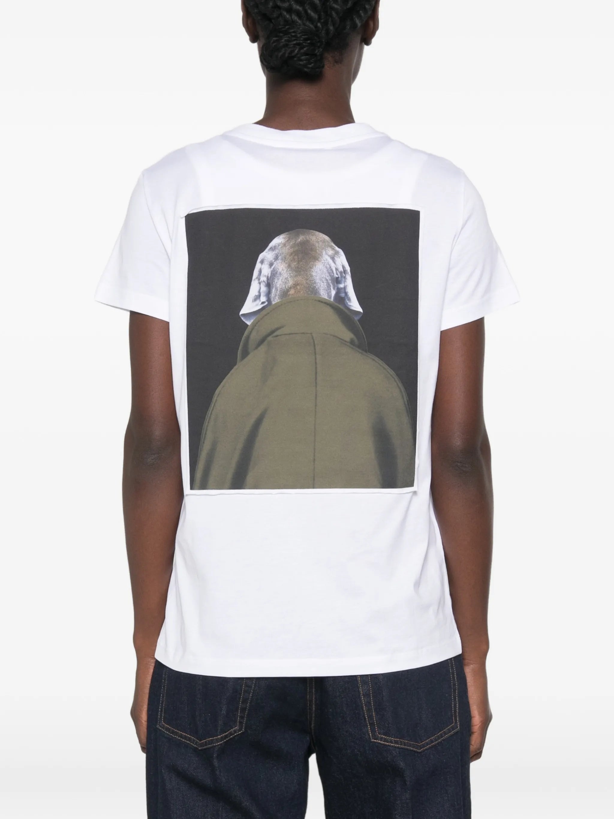 Calca print-detail short-sleeve T-shirt