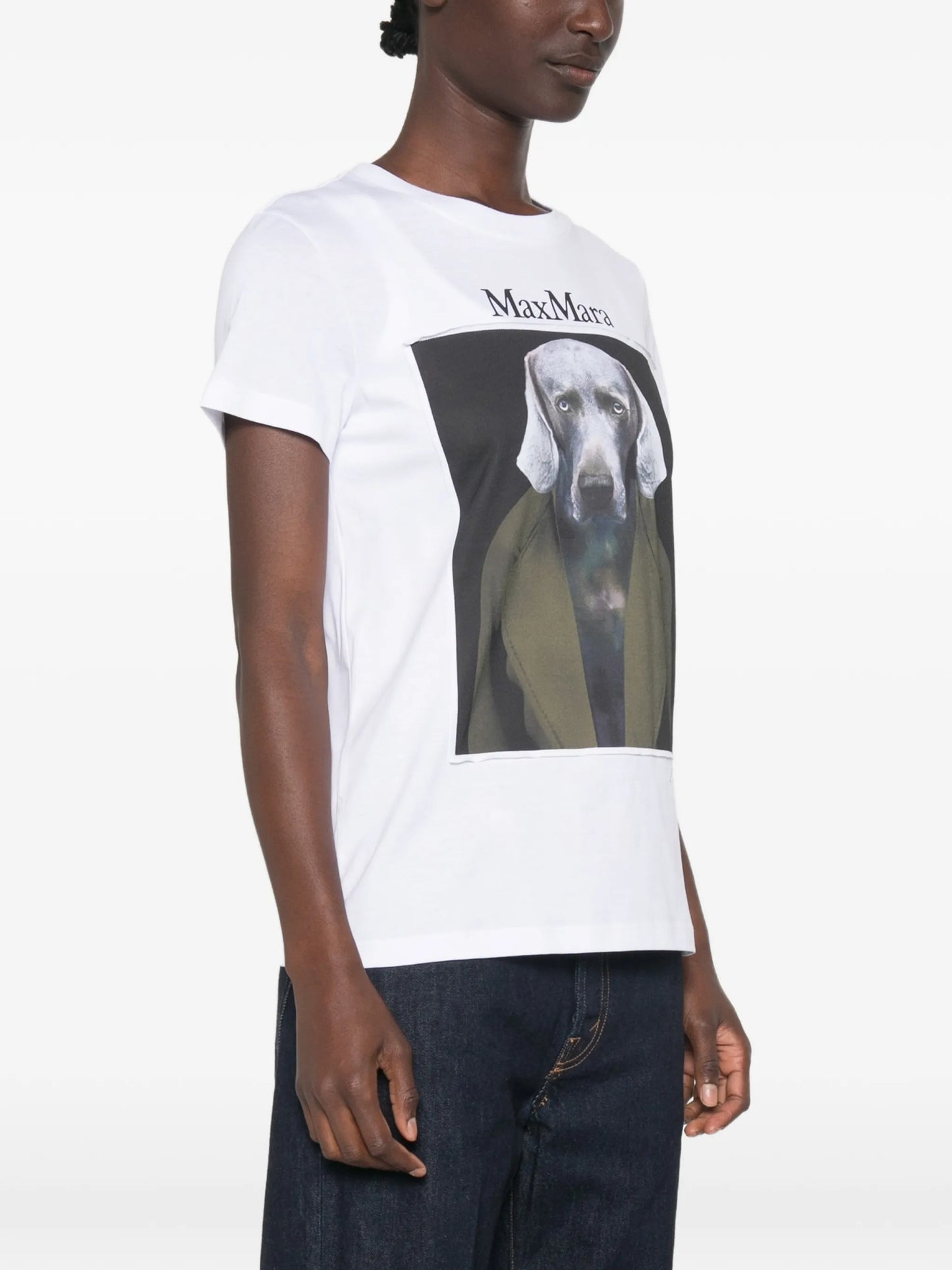 Calca print-detail short-sleeve T-shirt