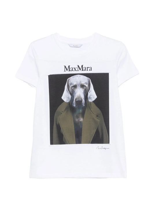 Calca print-detail short-sleeve T-shirt