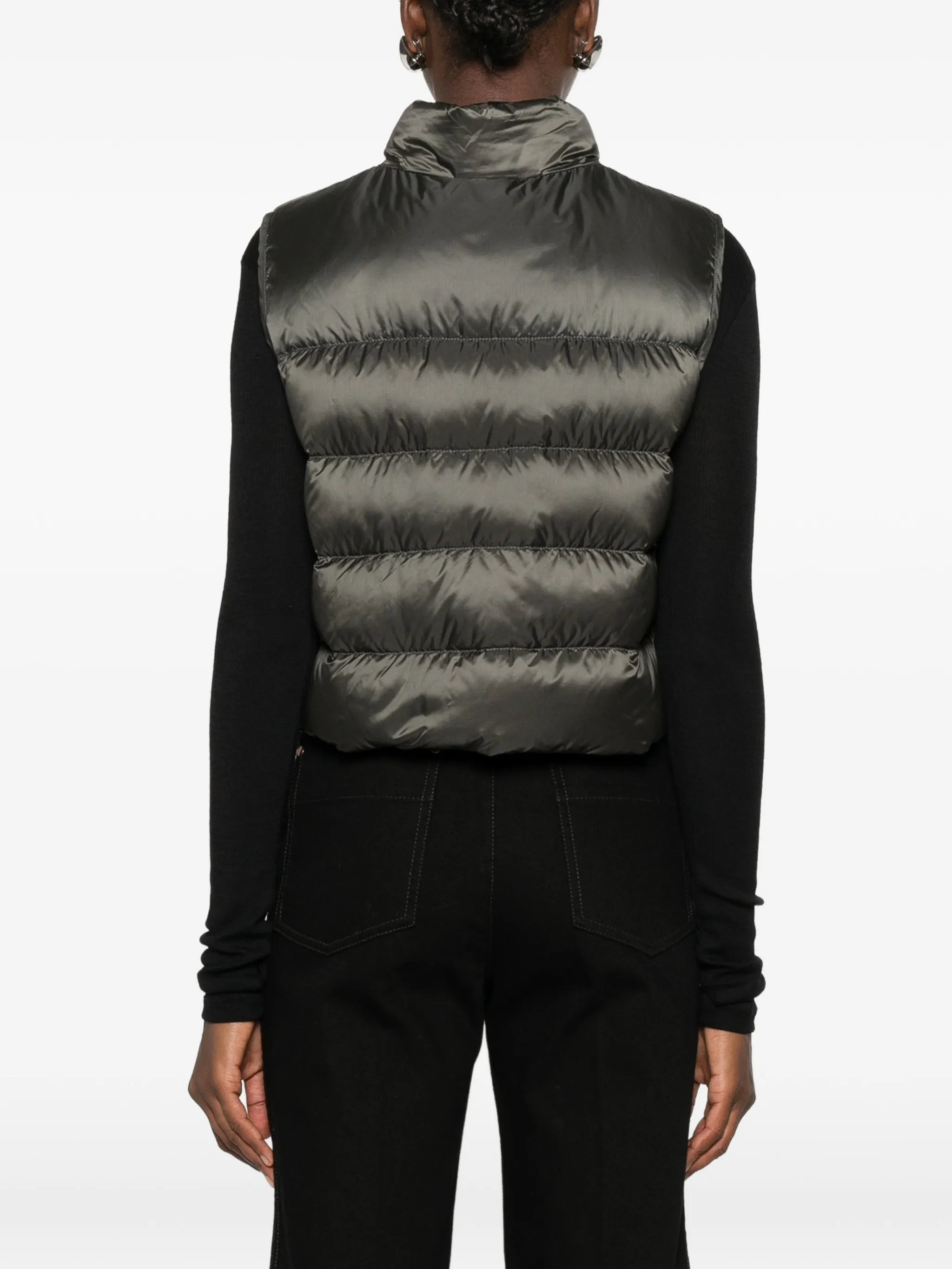quilted sleeveless gilet