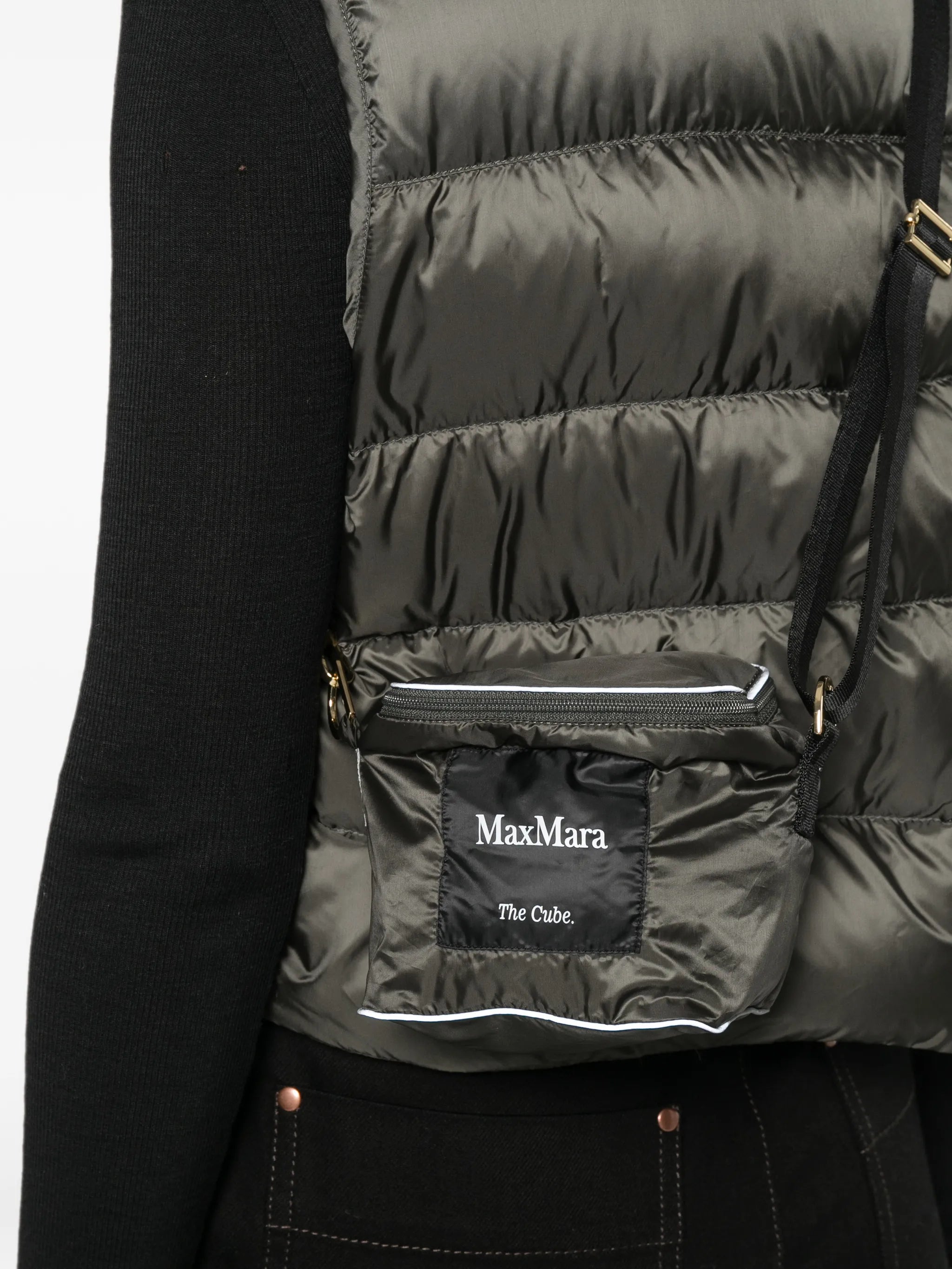 quilted sleeveless gilet