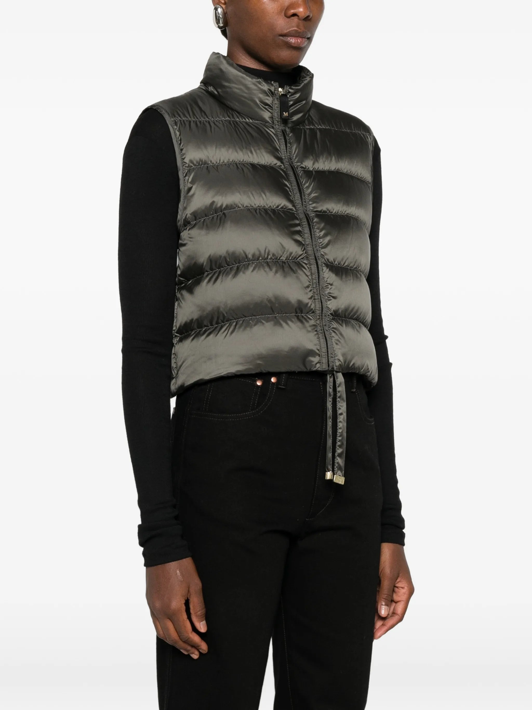 quilted sleeveless gilet