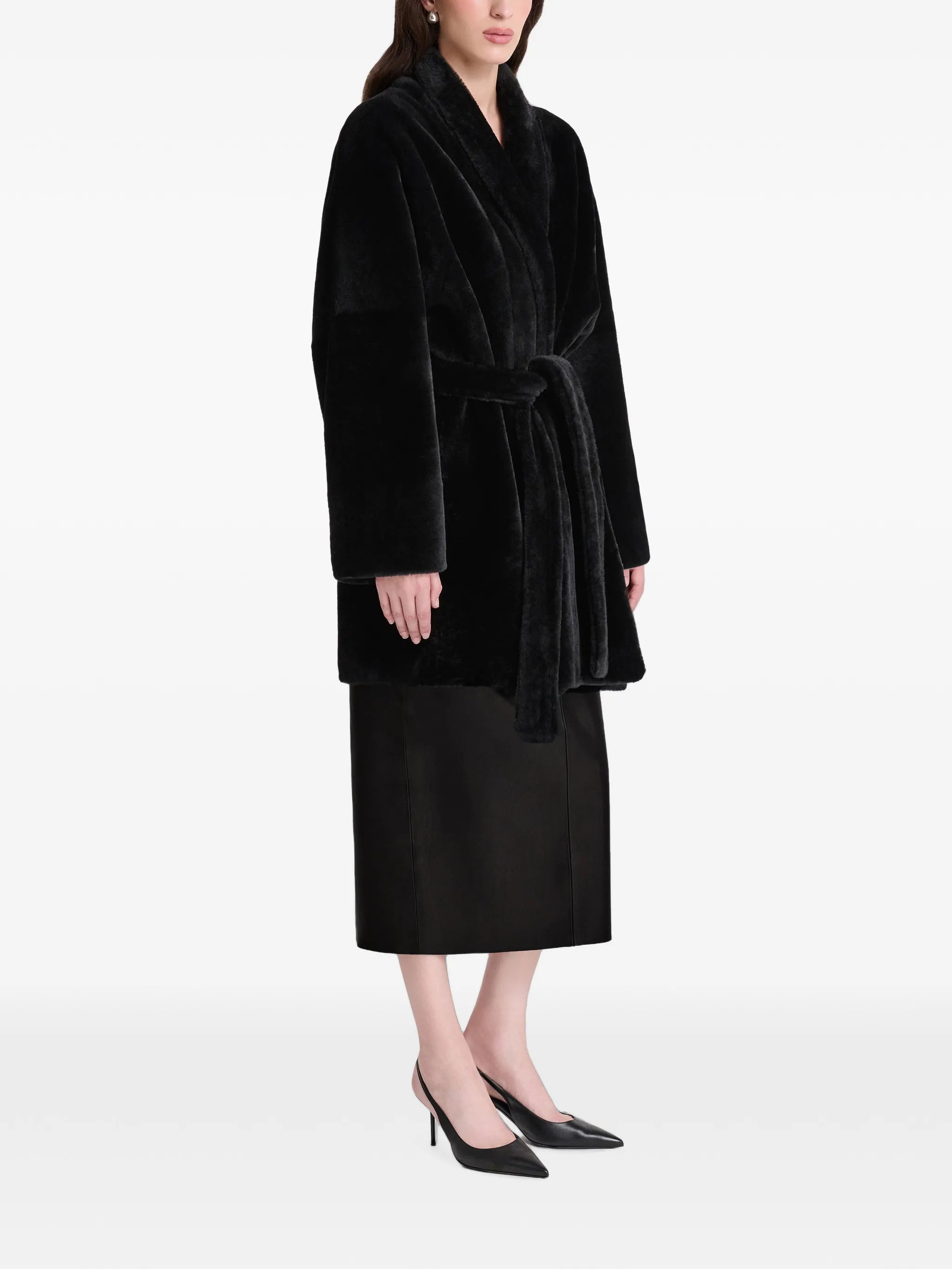 Astoria belted coat