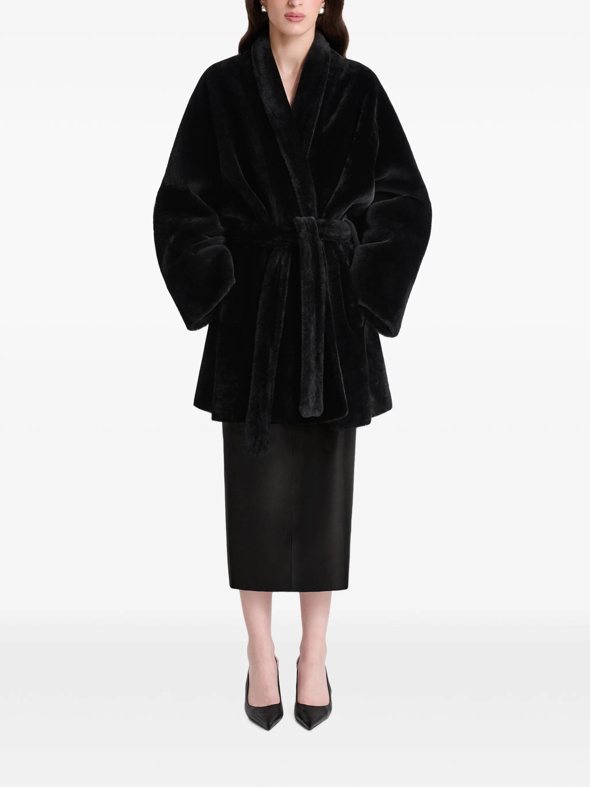 Astoria belted coat