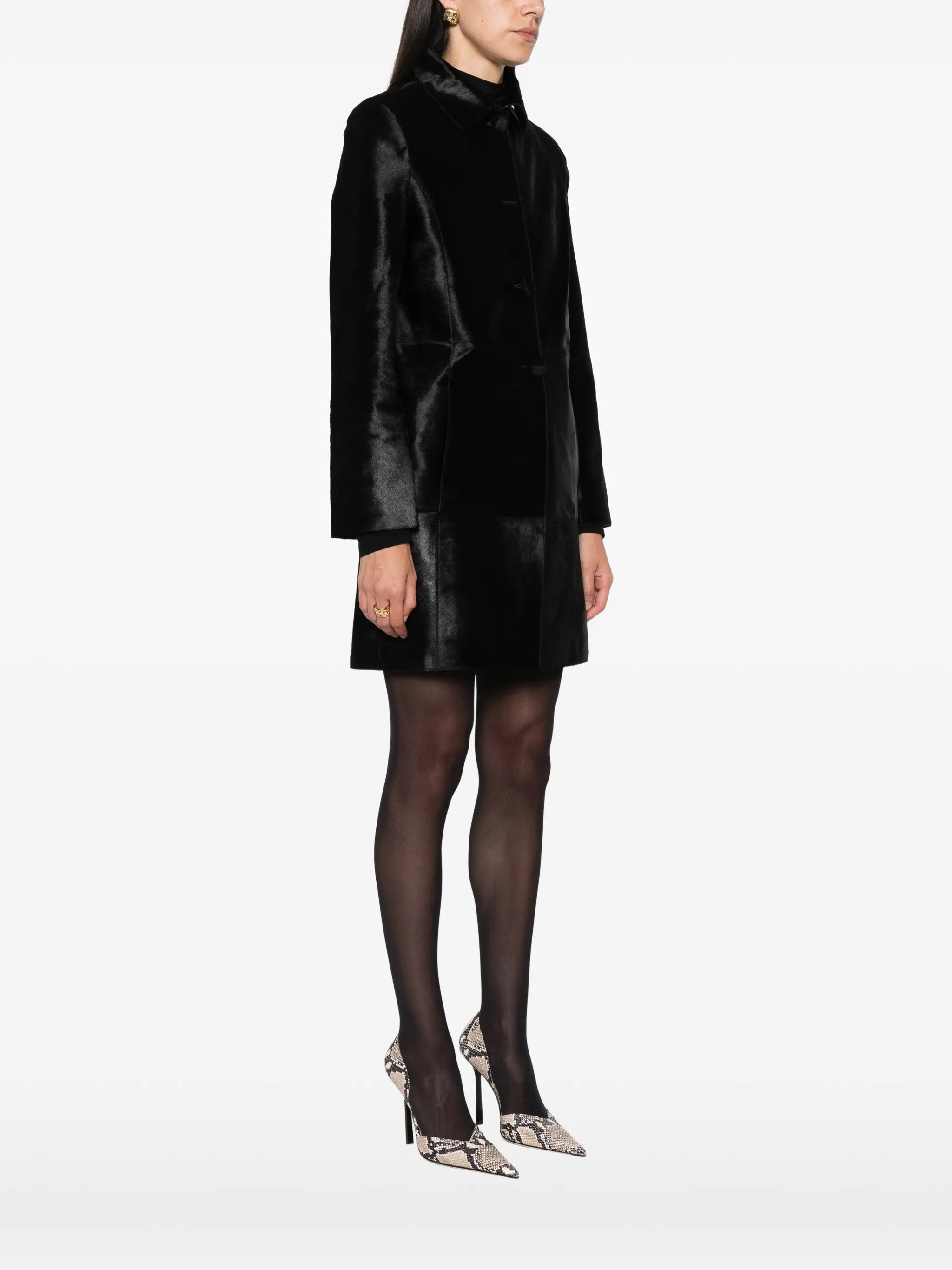 Stella lamb-hair coat