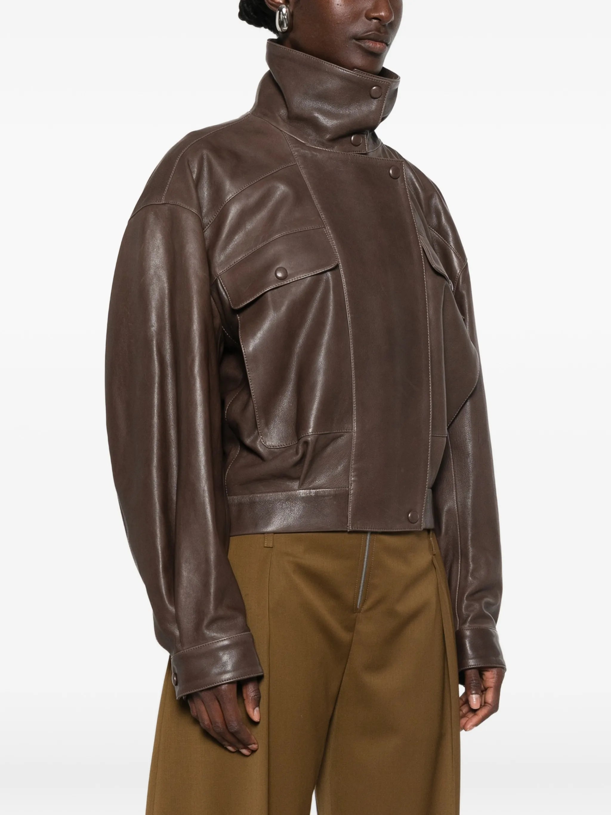 Quincy leather jacket