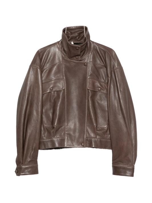 Quincy leather jacket