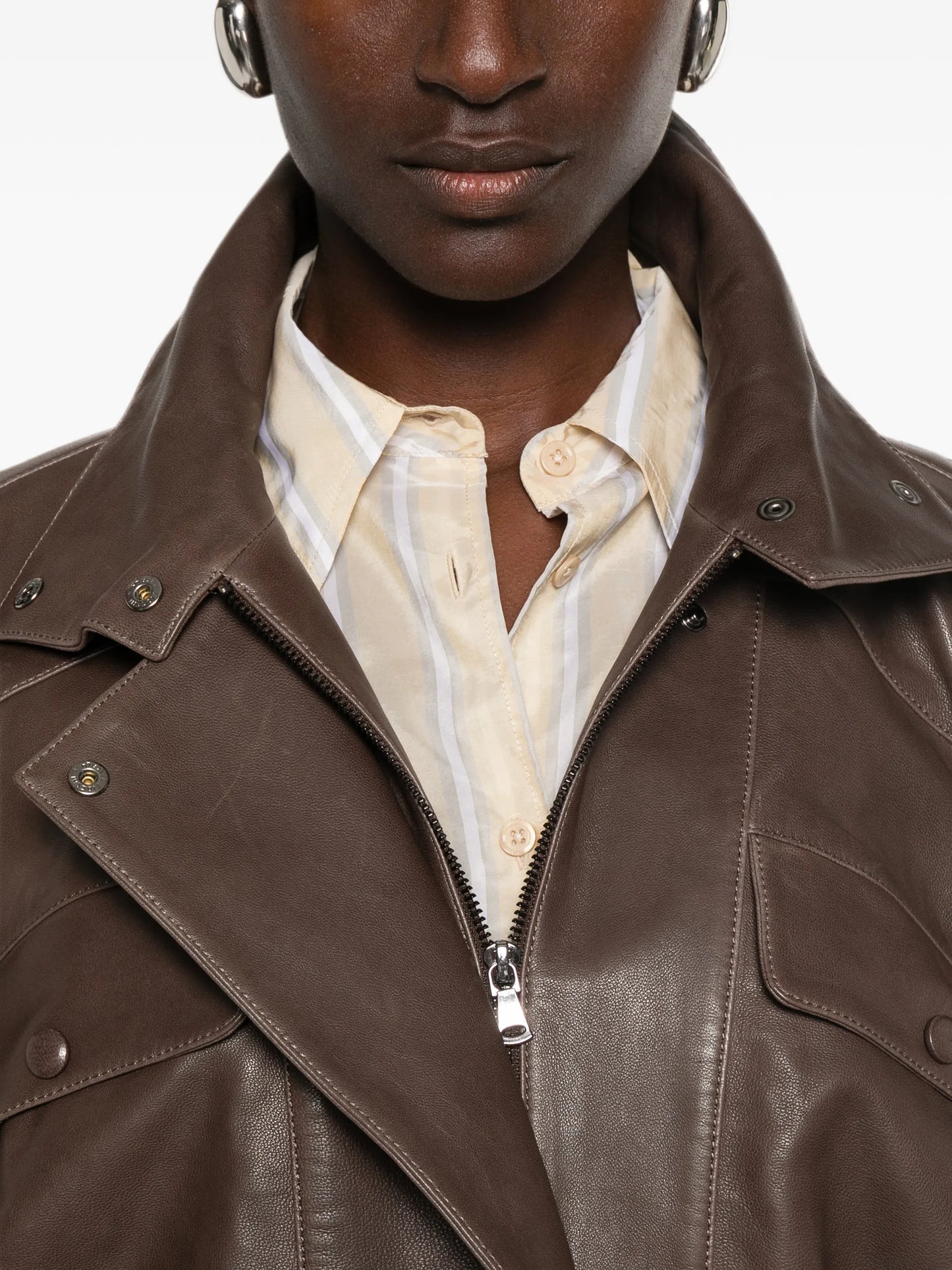 Quincy leather jacket