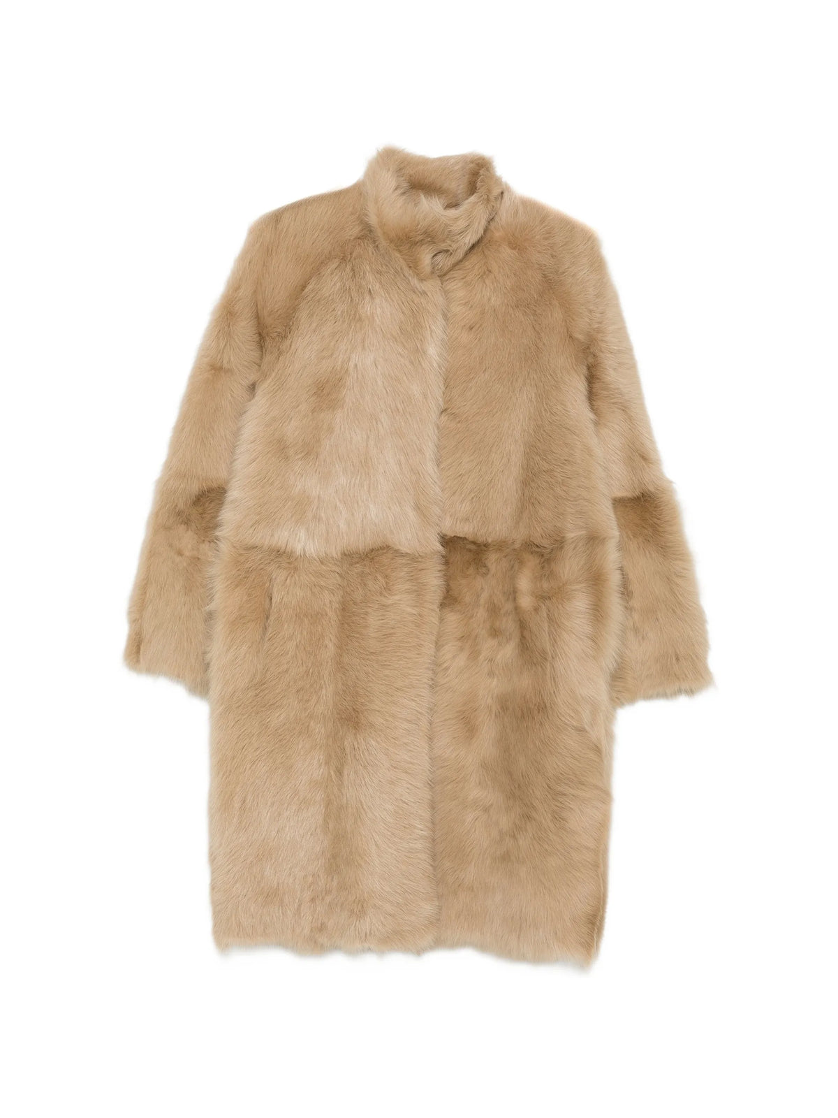 midi shearling coat