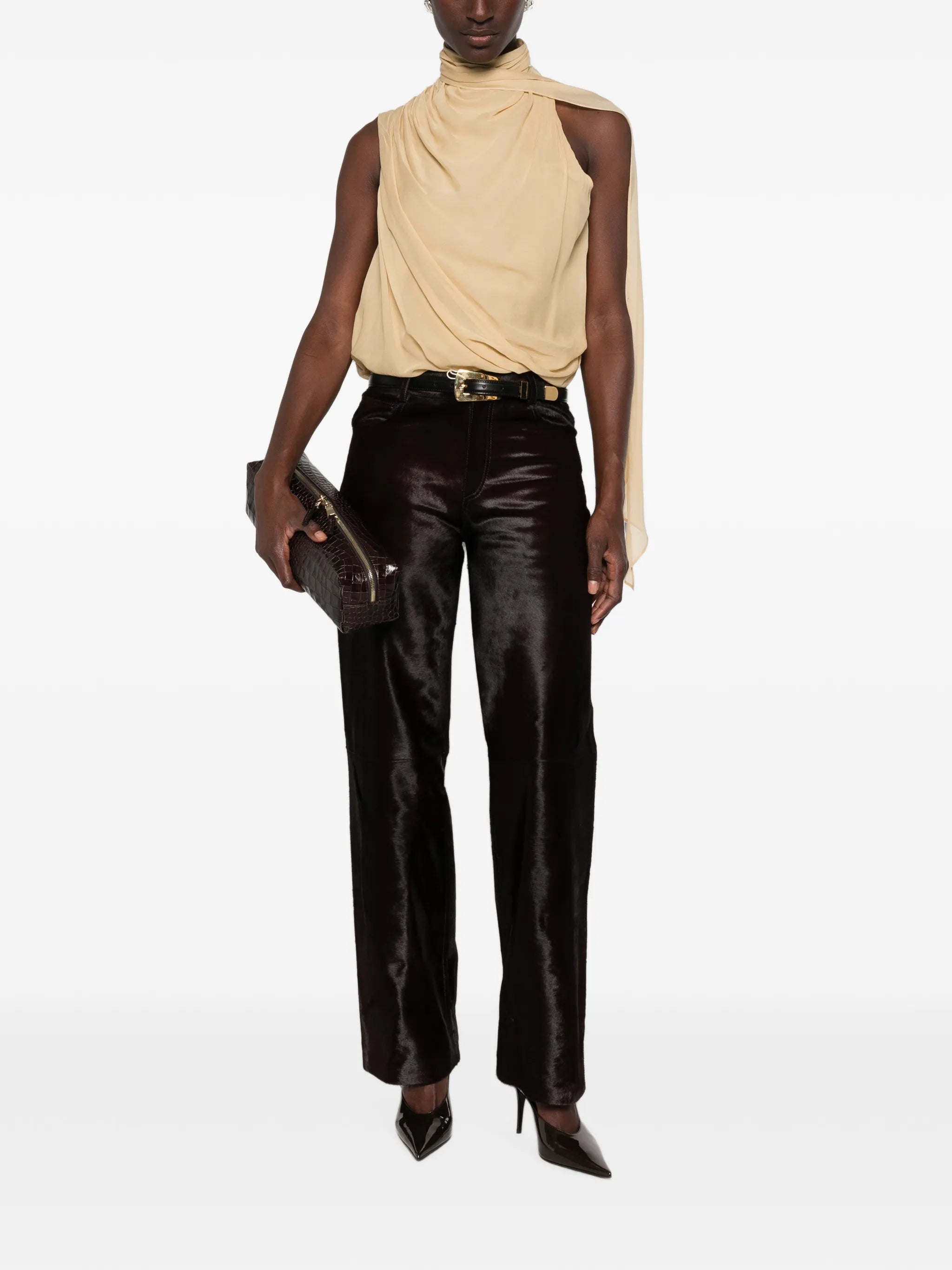 Kitty straight-leg trousers