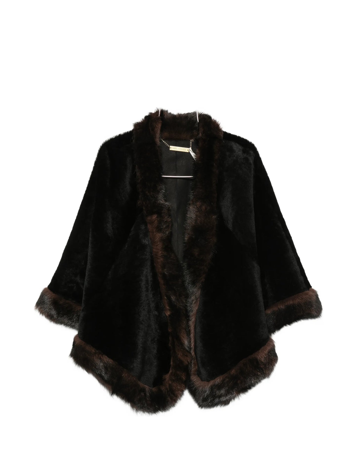 Olympe leather shawl