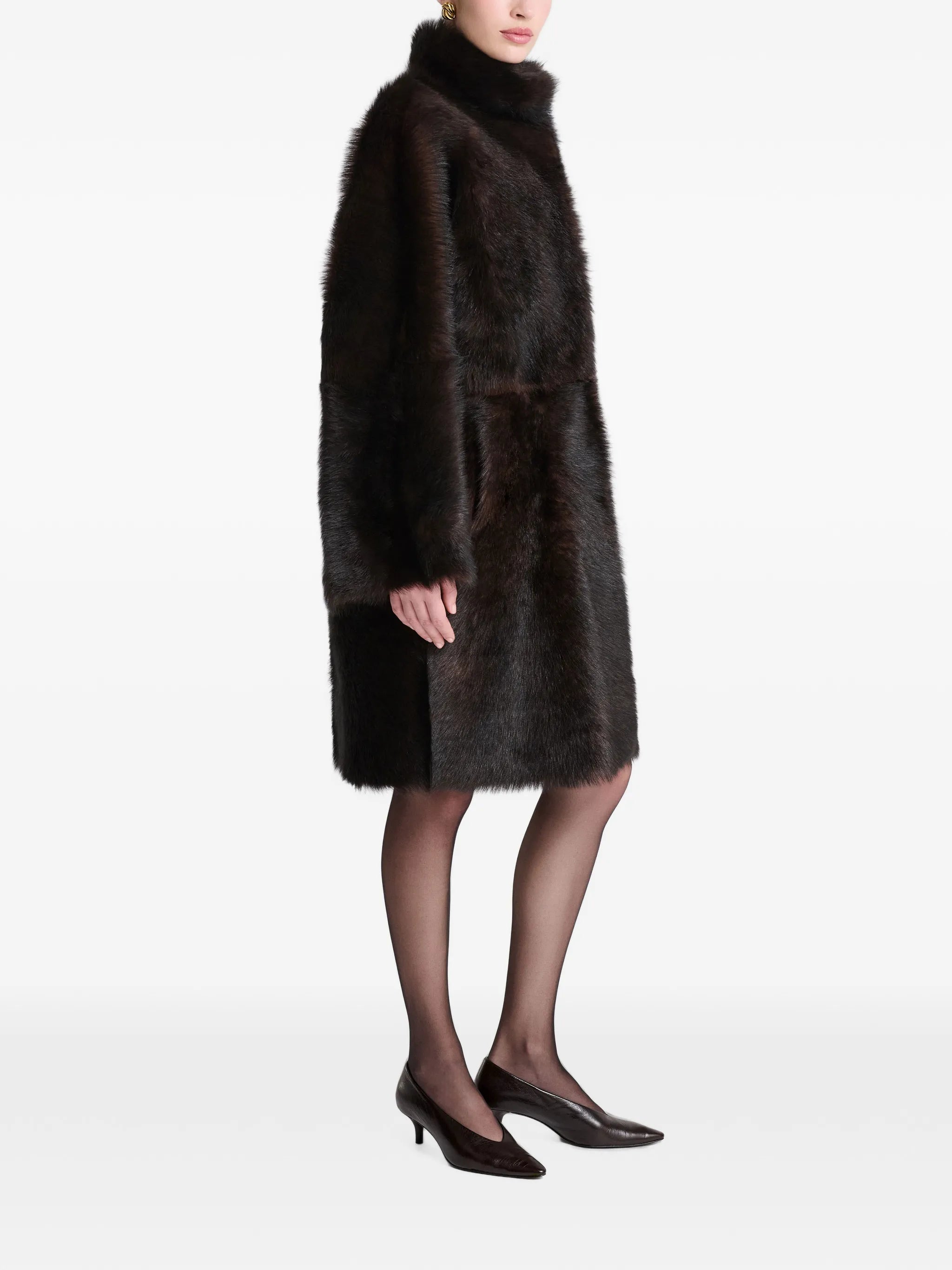 Blaise faux-fur coat