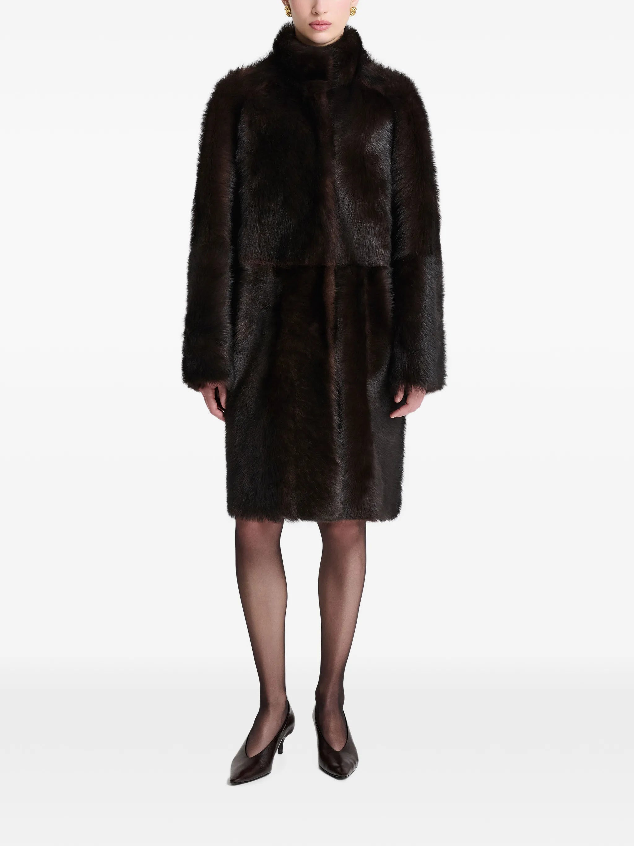 Blaise faux-fur coat