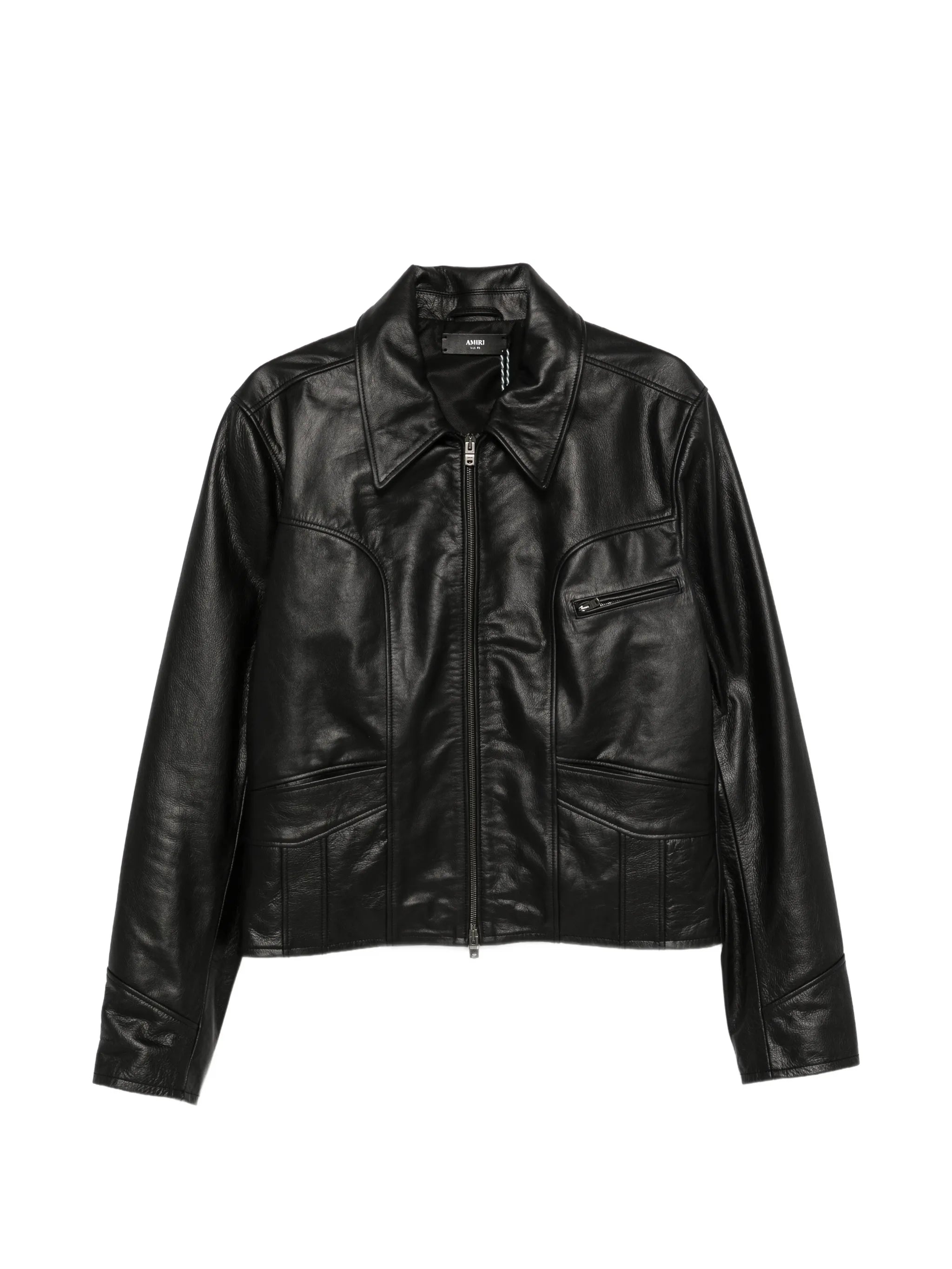 hip-pocket leather jacket