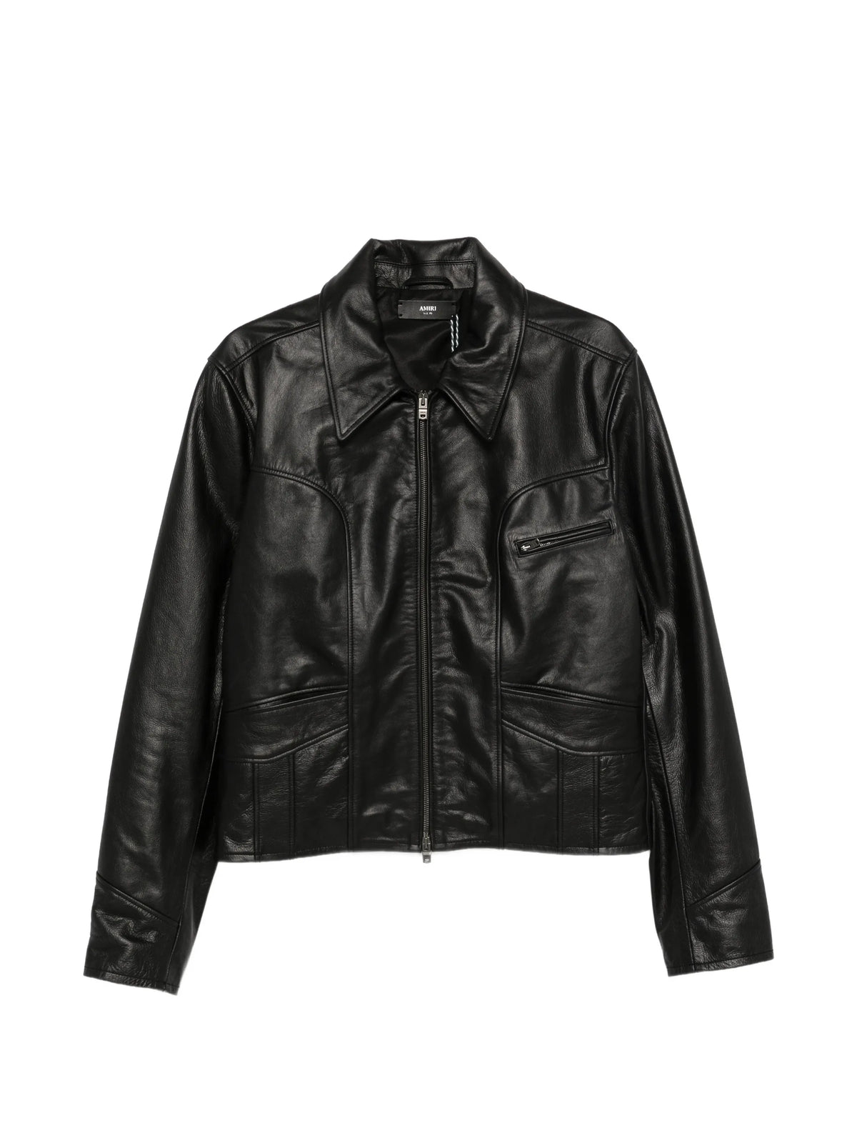 hip-pocket leather jacket