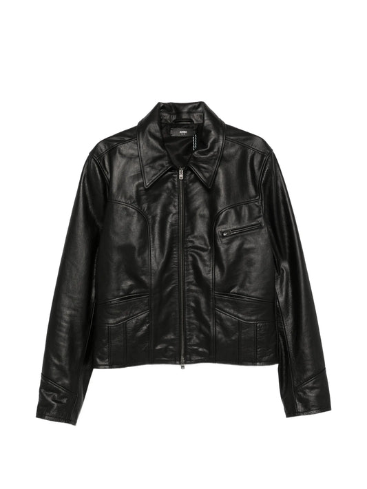 hip-pocket leather jacket
