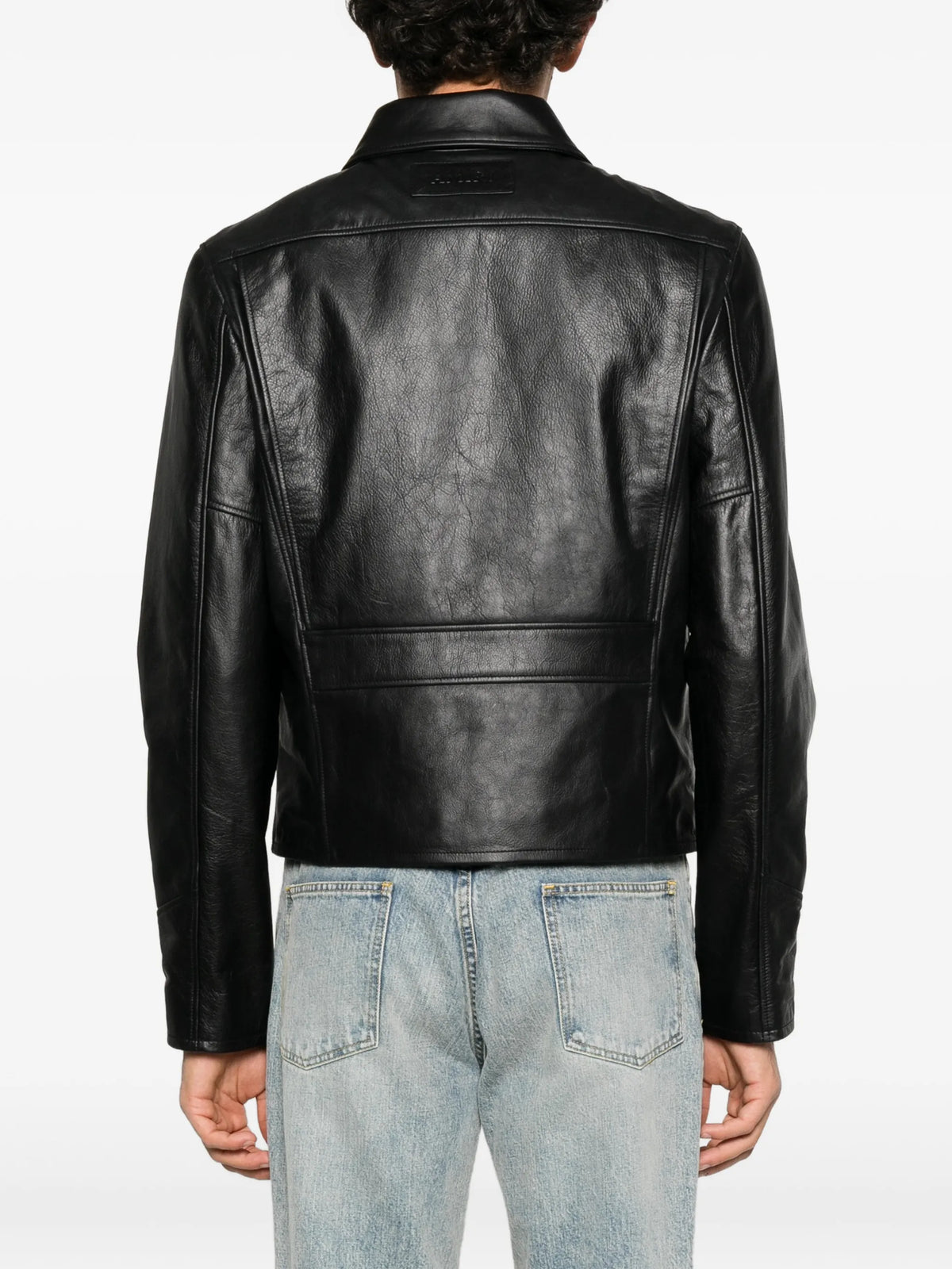 hip-pocket leather jacket