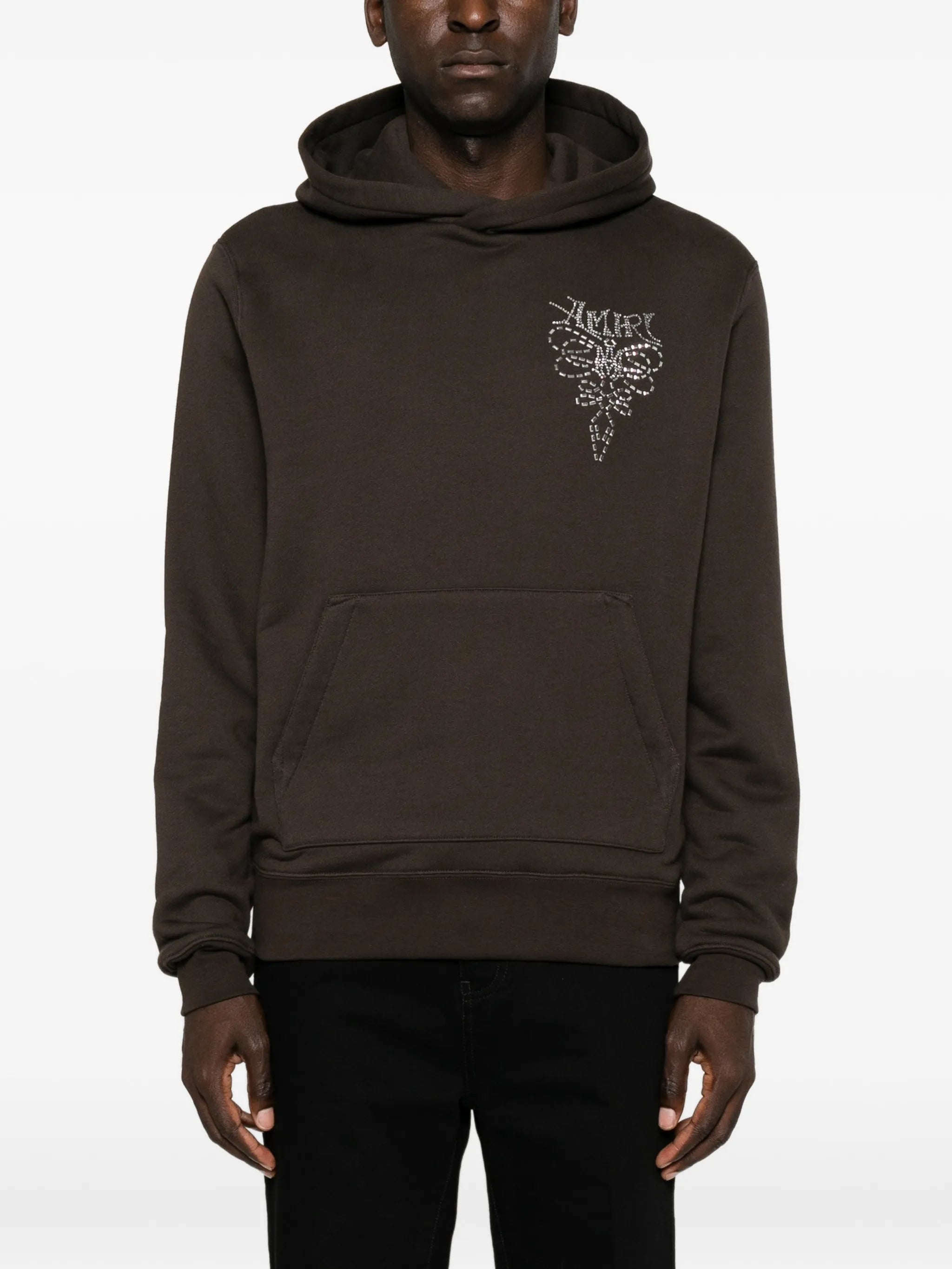 Lasso crystal-embellished hoodie