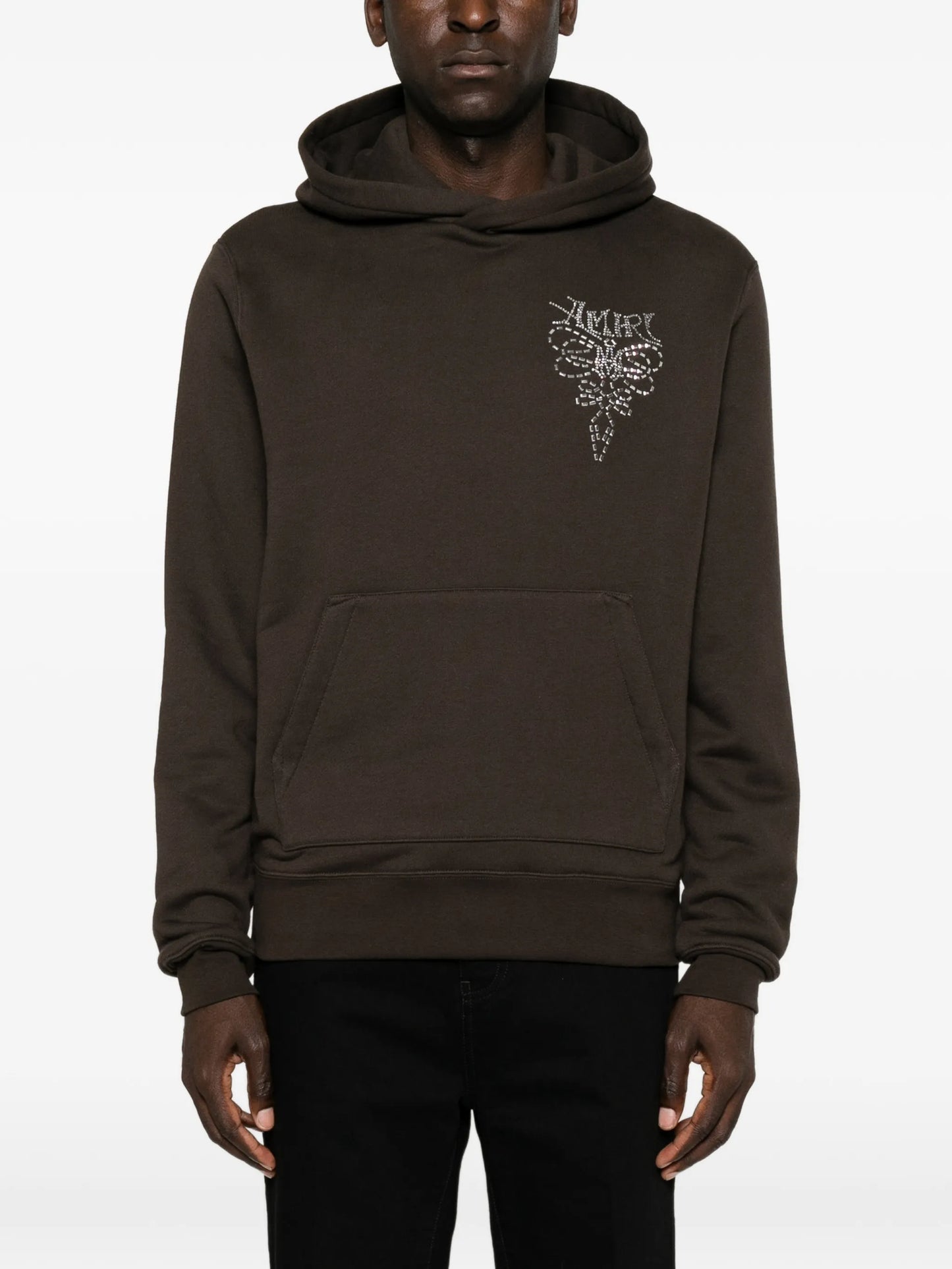 Lasso crystal-embellished hoodie