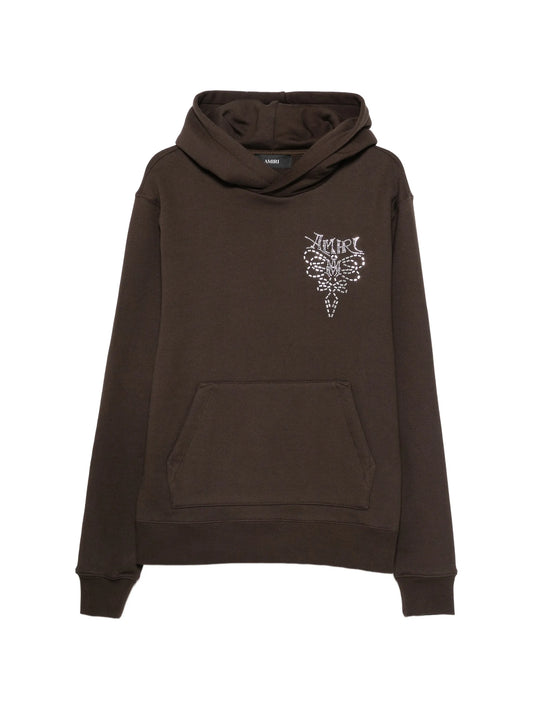 Lasso crystal-embellished hoodie