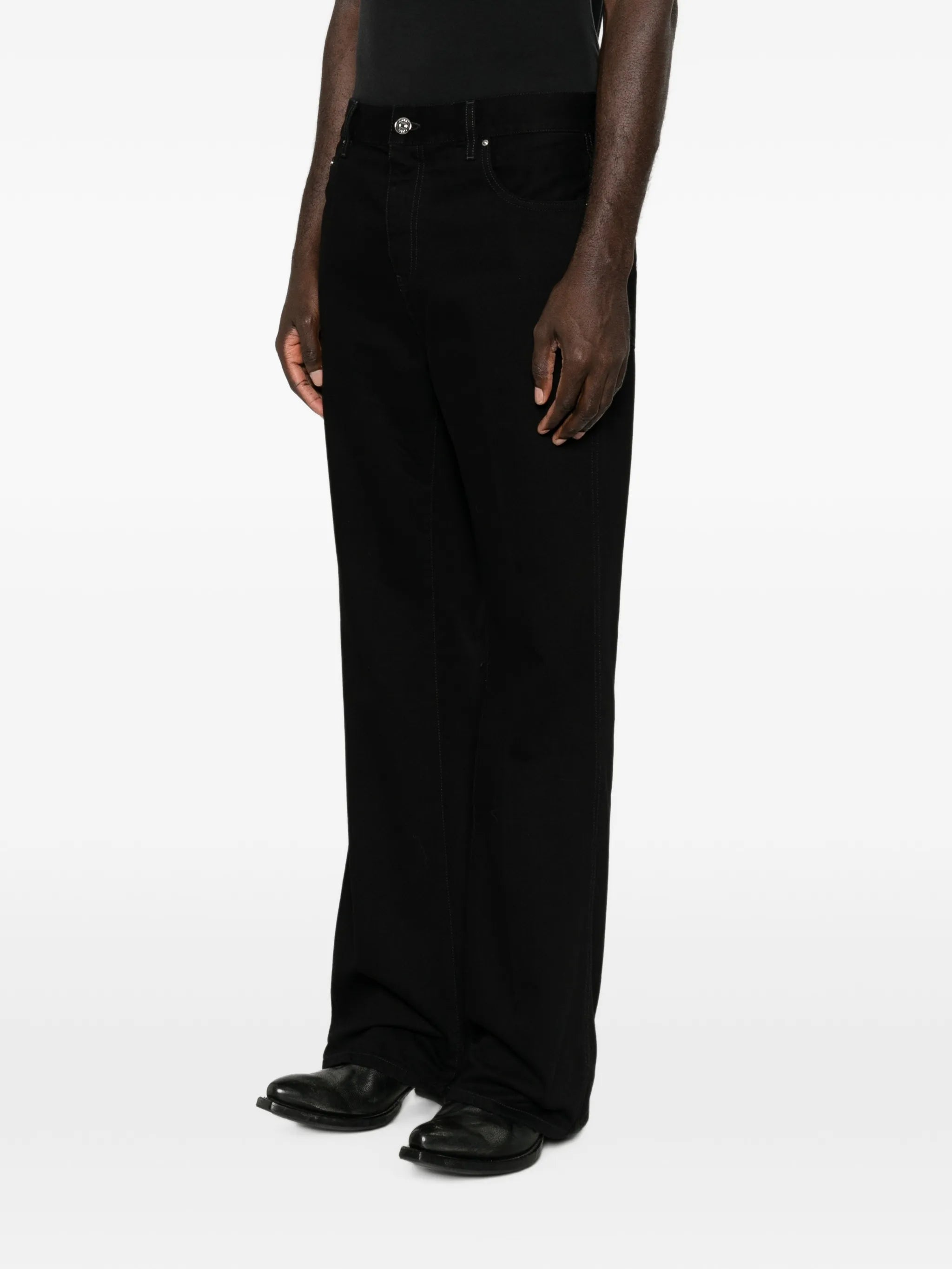 MA fit black denim jeans