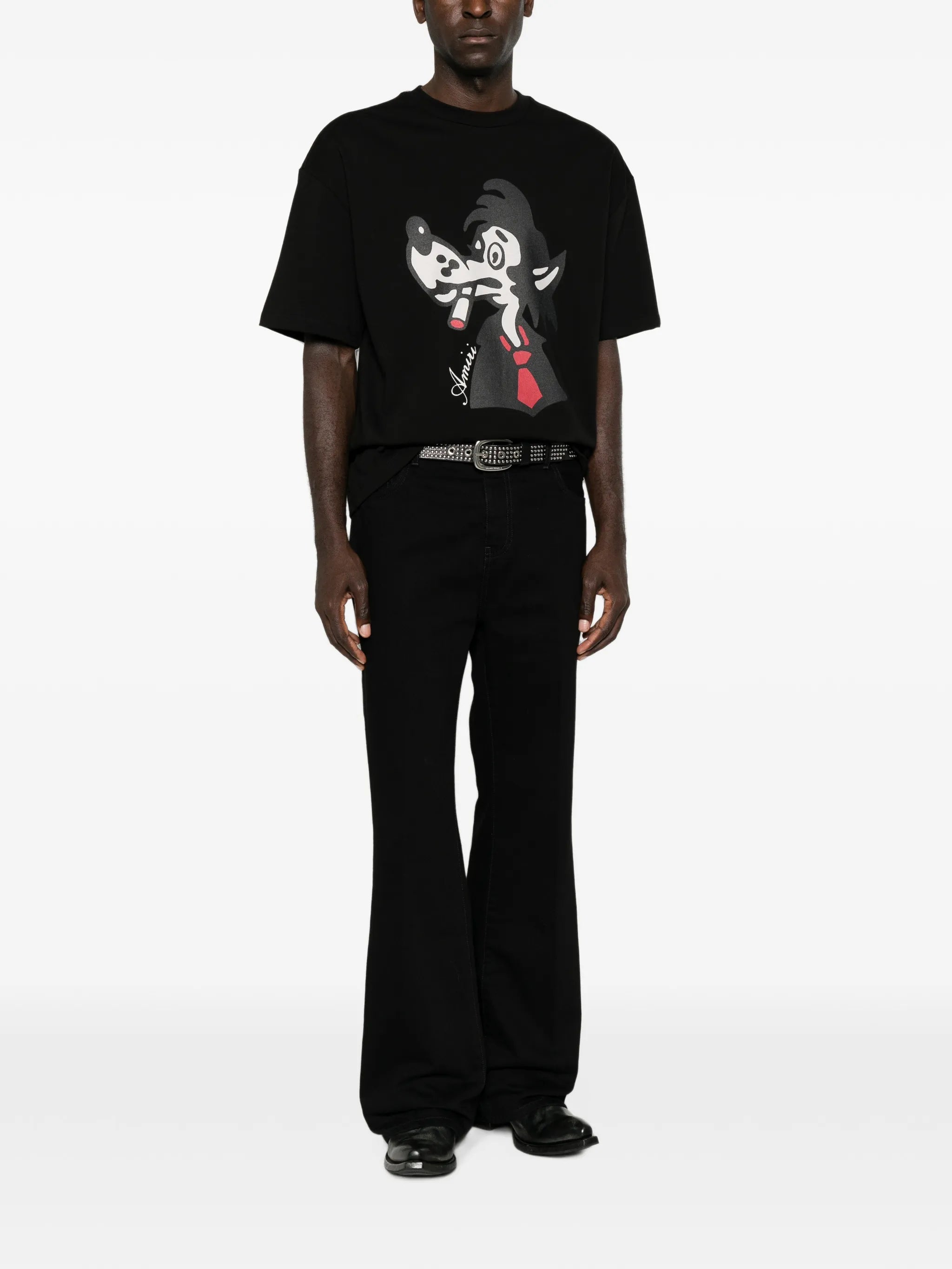 MA fit black denim jeans