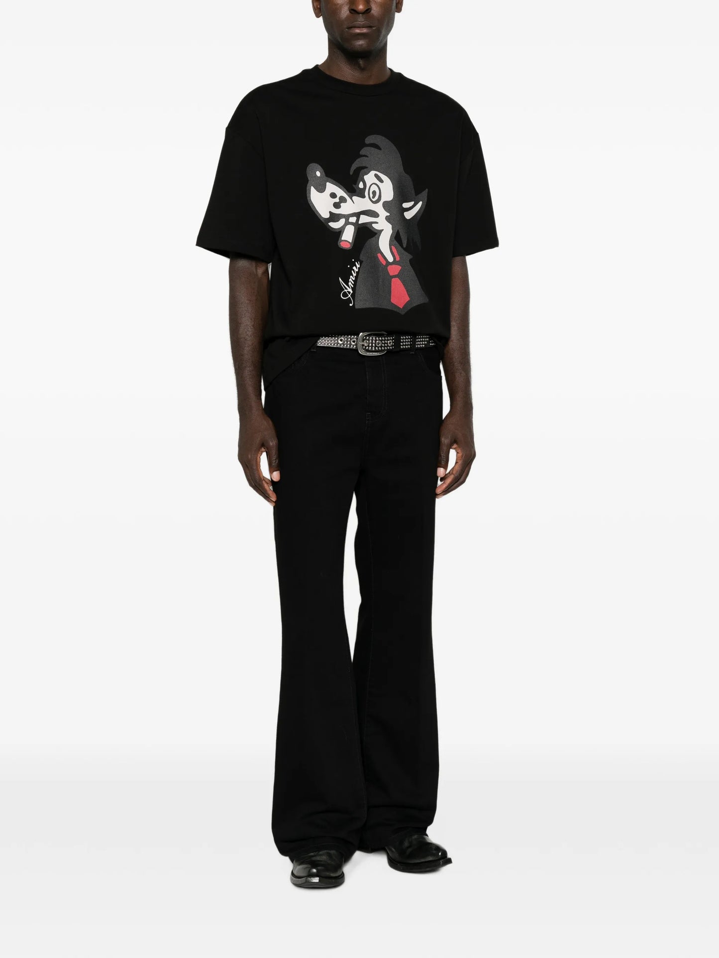 MA fit black denim jeans