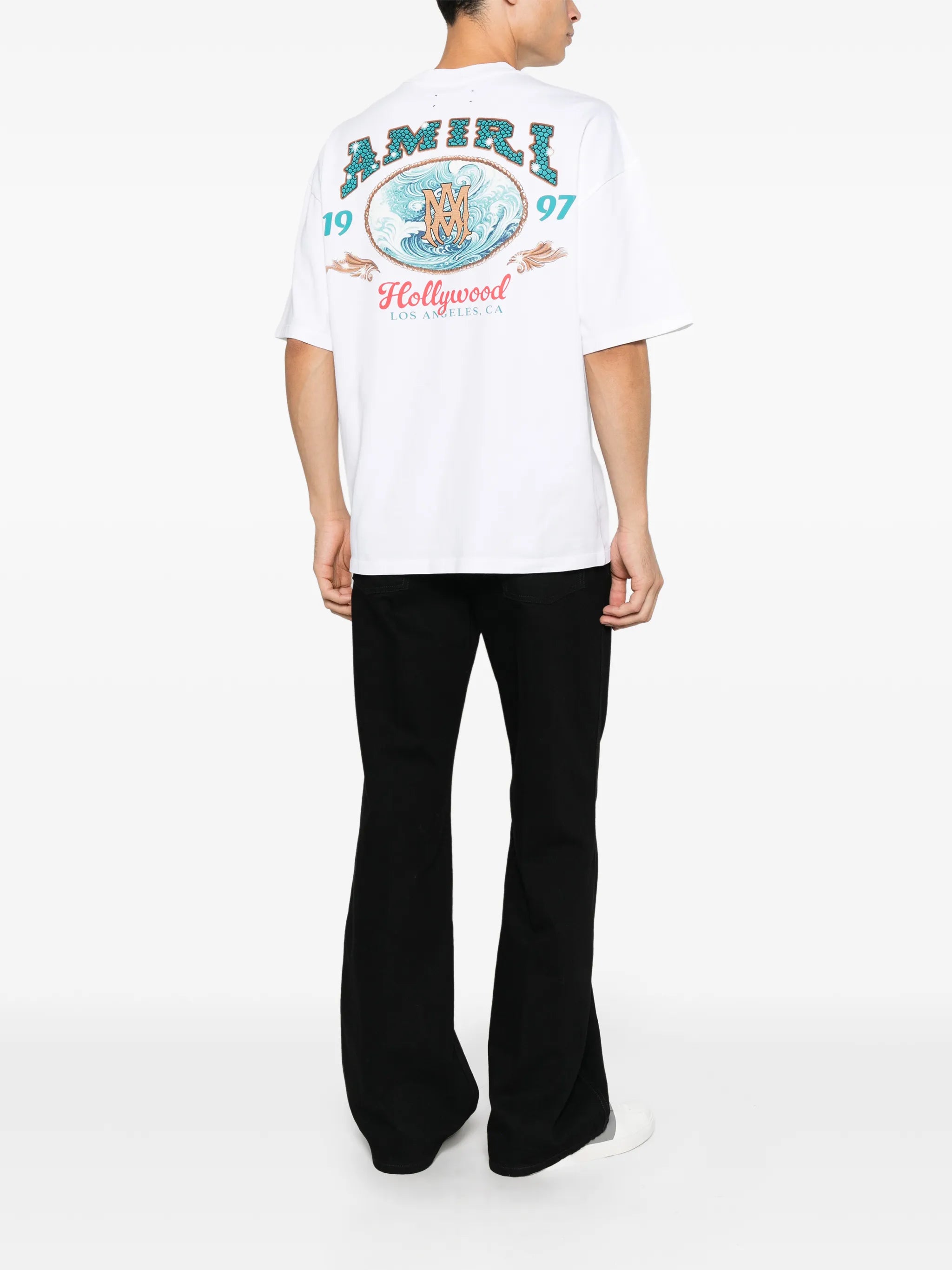 logo-print oversized T-shirt
