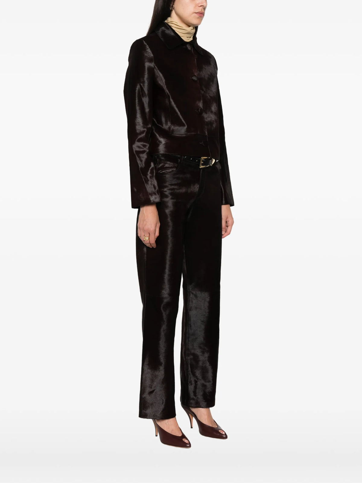 Hadley lamb-hair jacket
