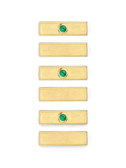 micro Coco emerald locket necklace