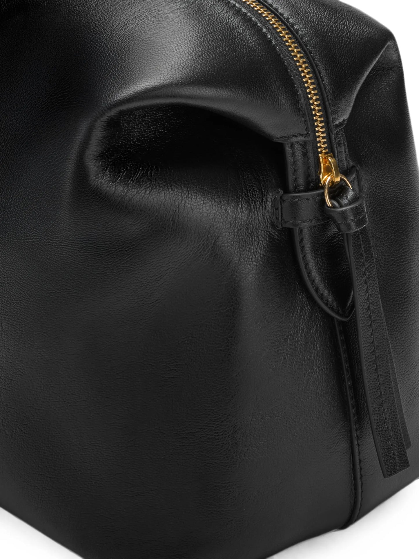 Stockholm grained-leather duffel bag