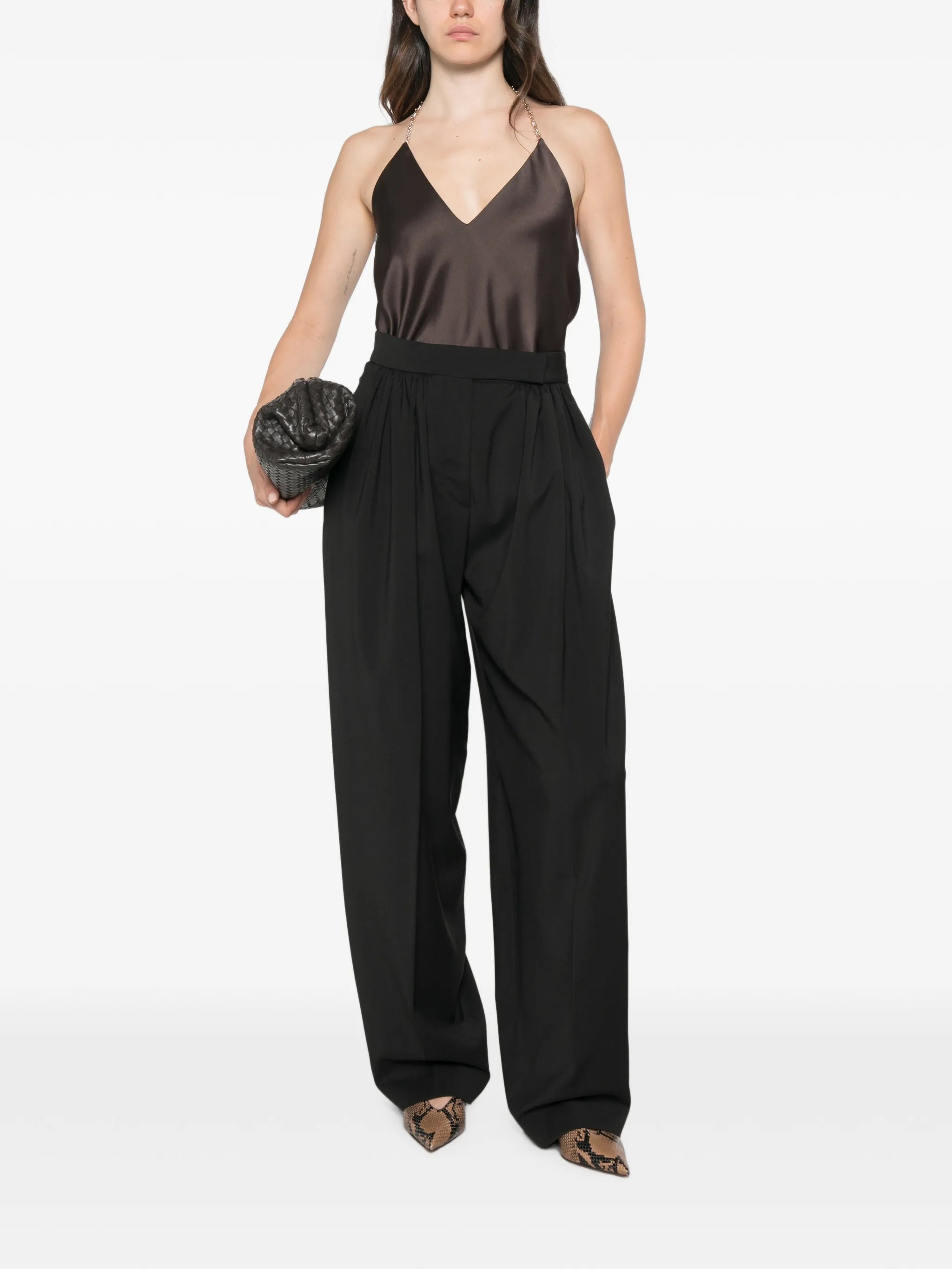 Spxzorro pleated trousers