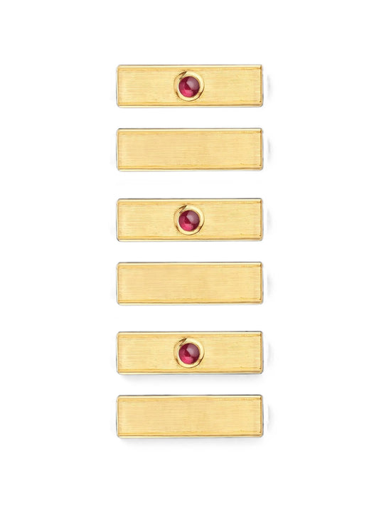 micro Coco ruby locket necklace