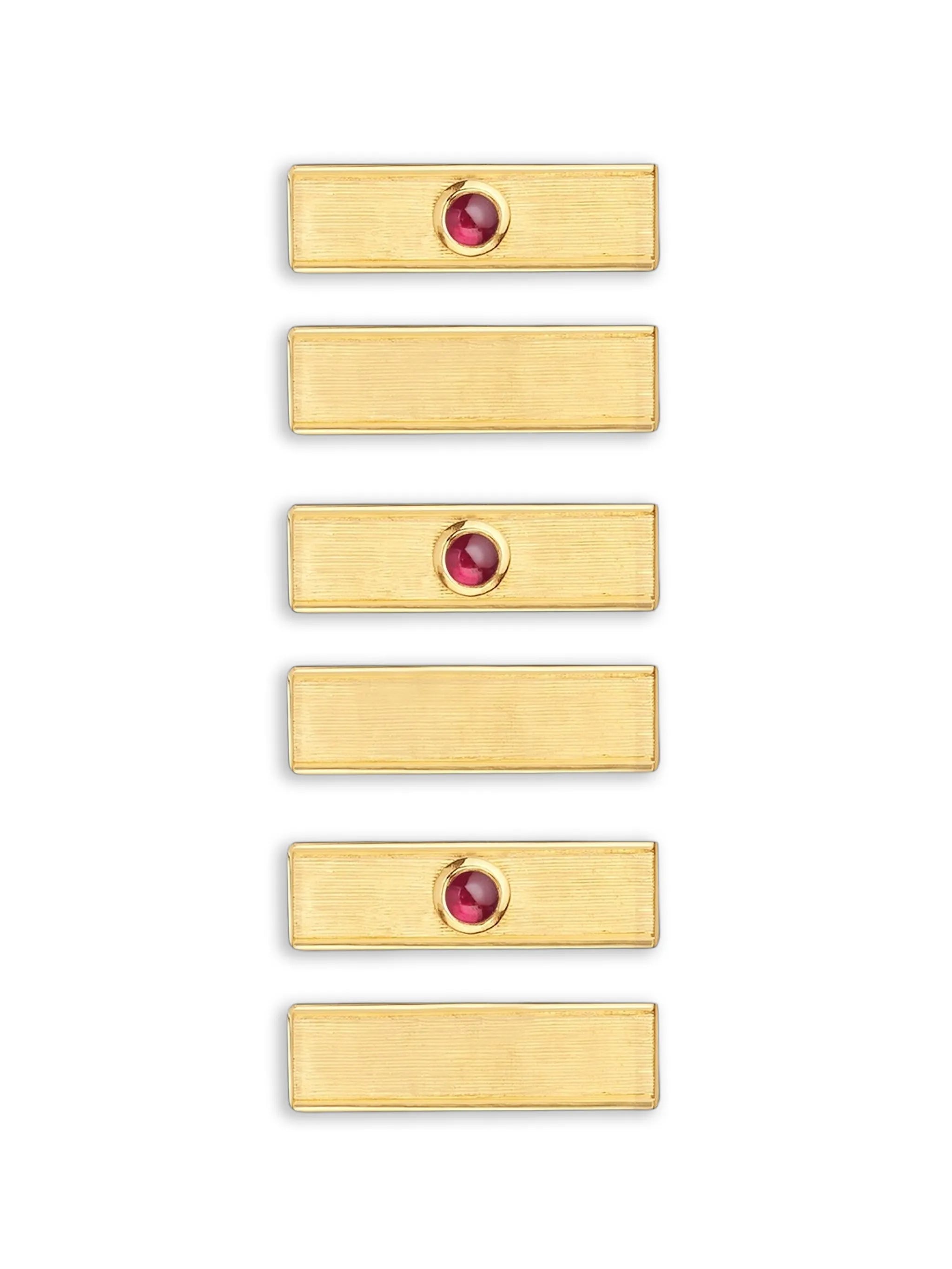 micro Coco ruby locket necklace