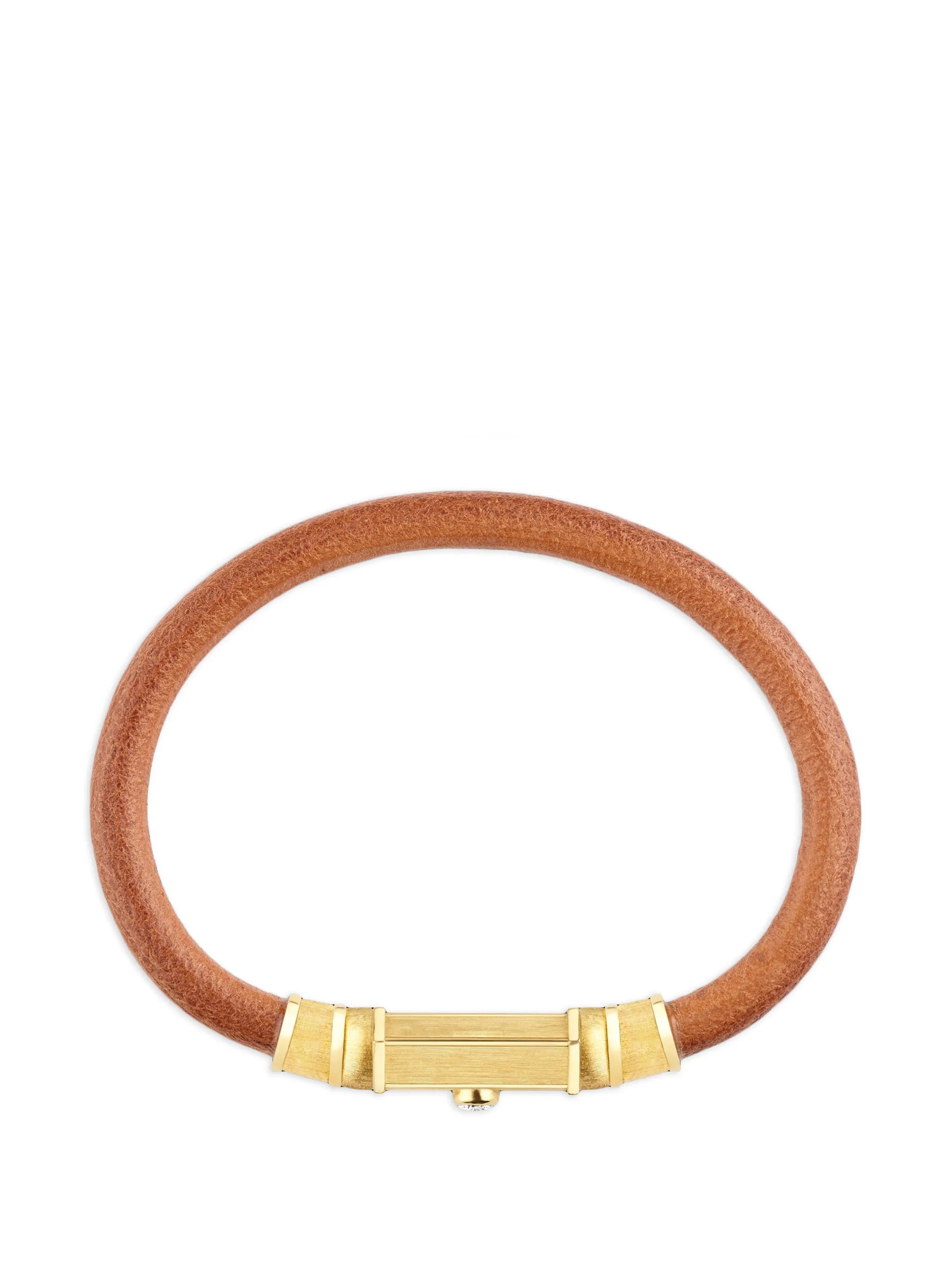 Lasso diamond locket bracelet