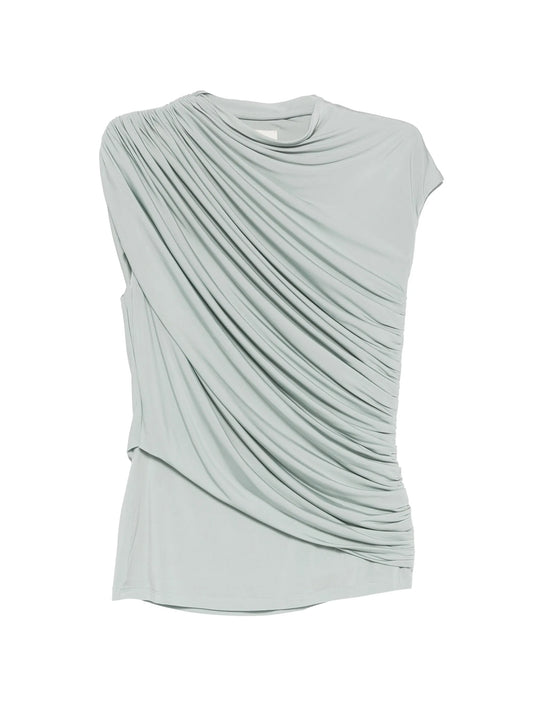 Khari draped jersey top