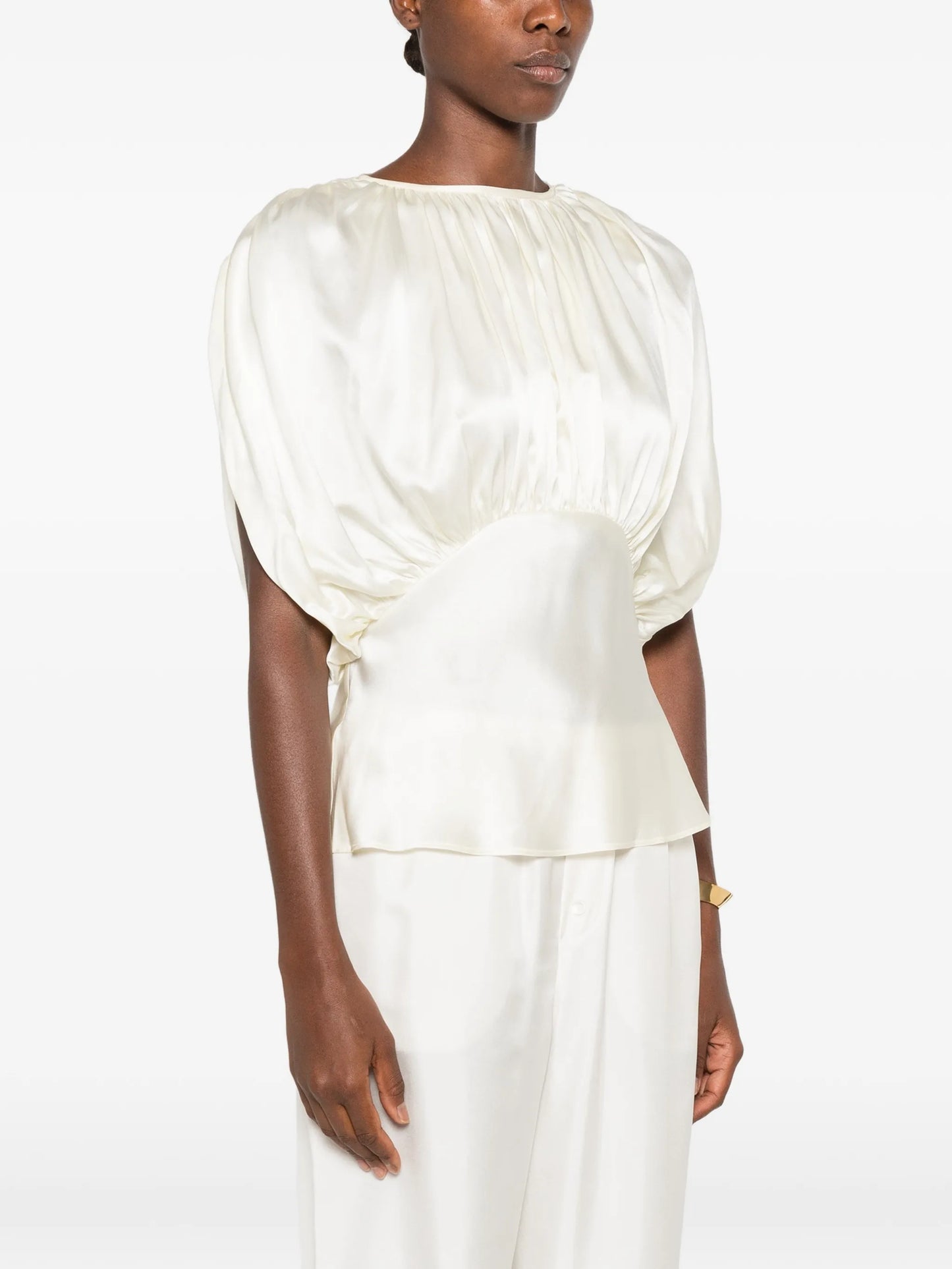 Peta ruched blouse