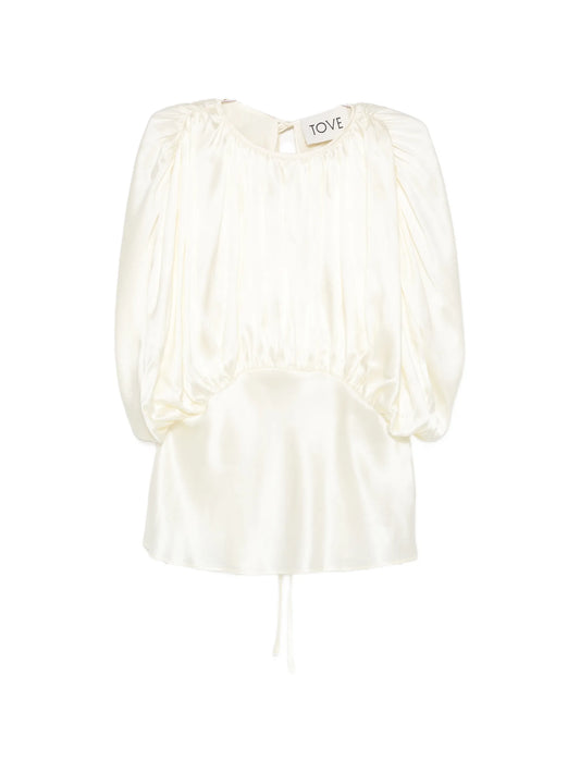 Peta ruched blouse