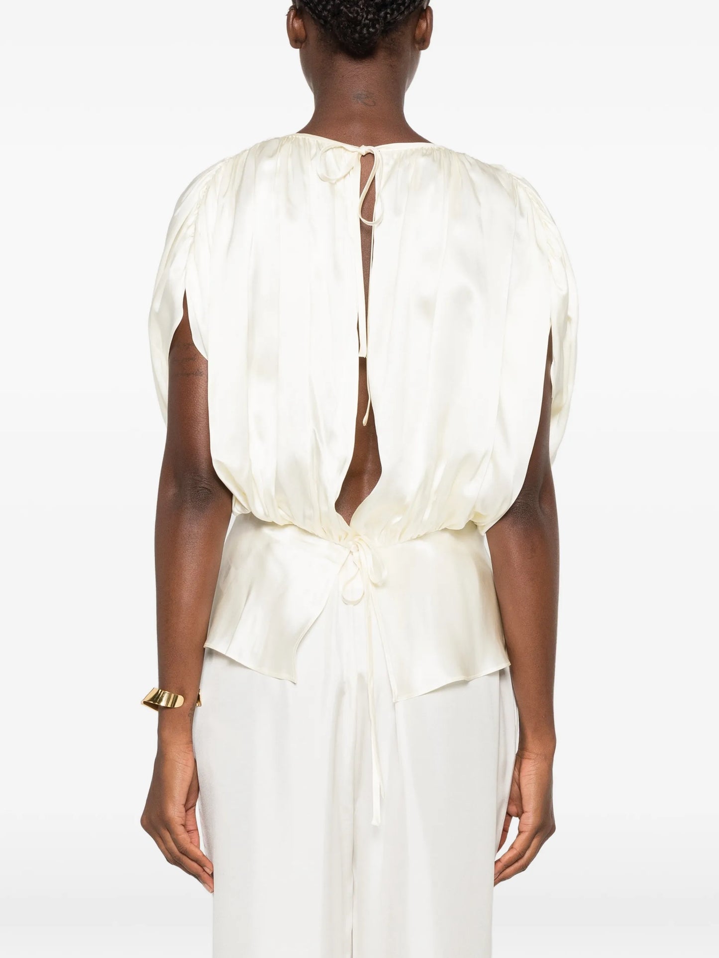 Peta ruched blouse
