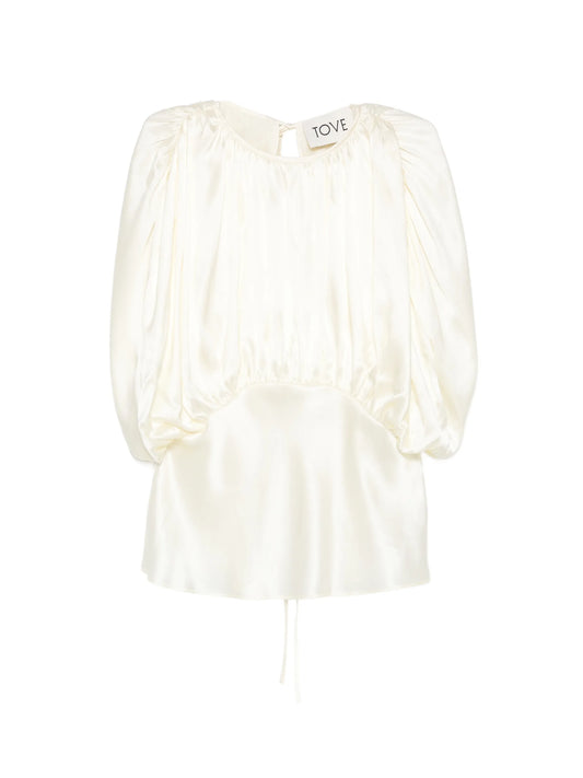 Peta ruched blouse