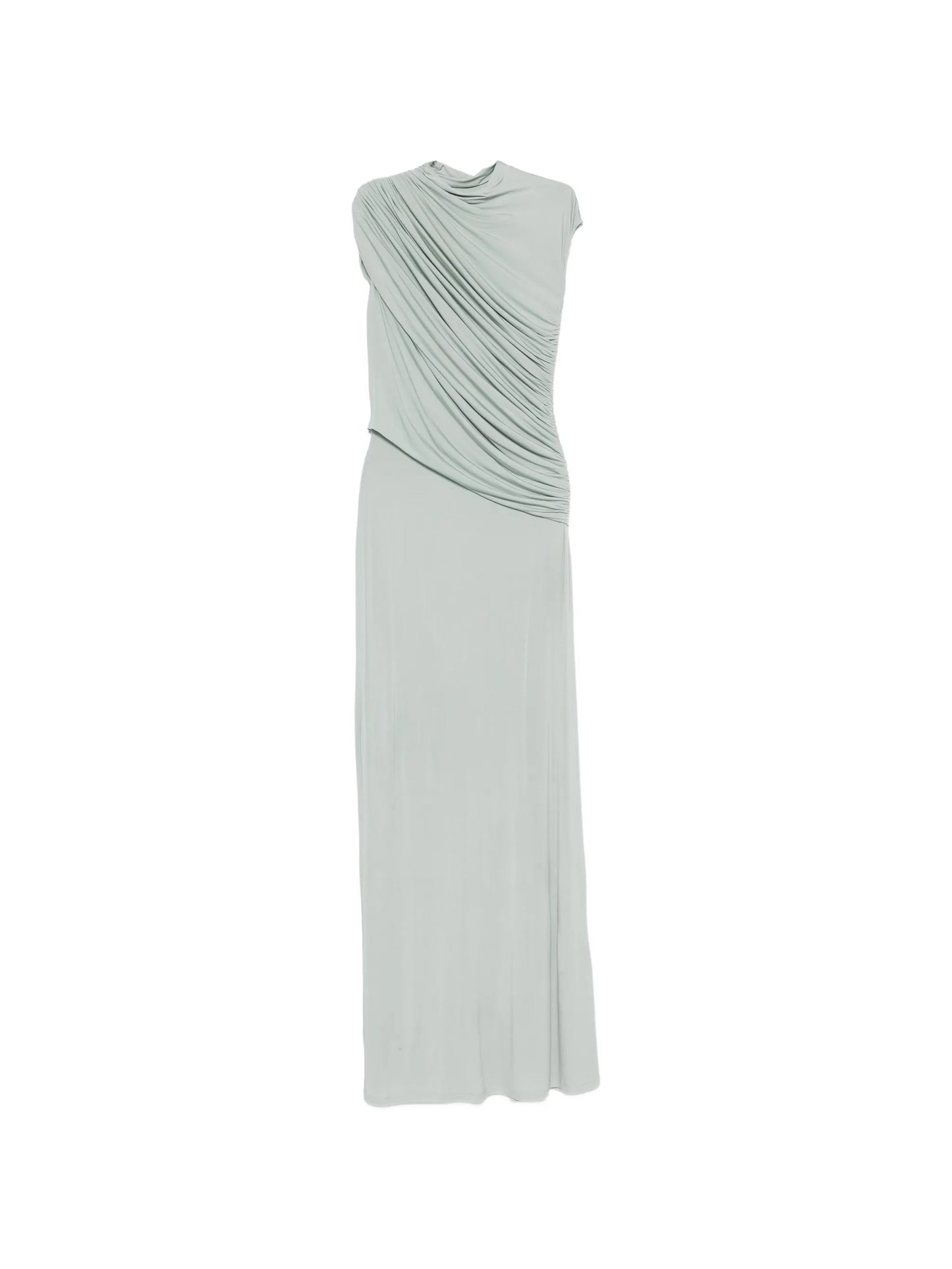 Saffron draped maxi dress