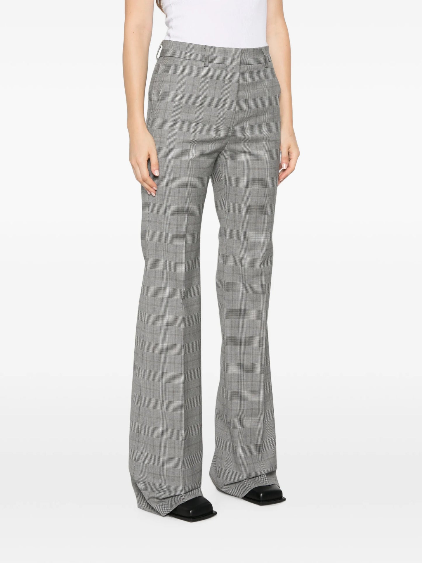 Spxanfora Prince of Wales check trousers