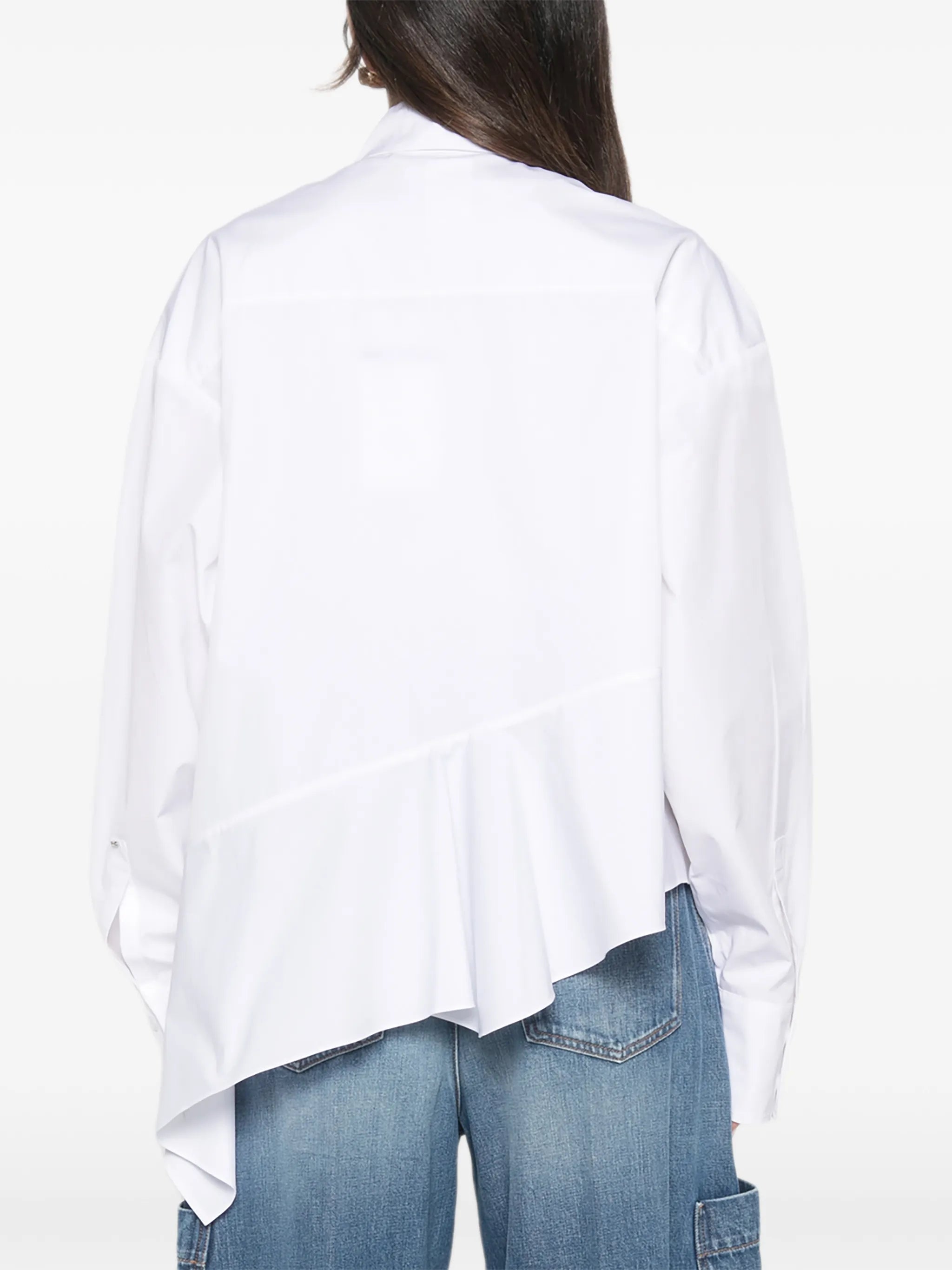 Arcella asymmetric-hem shirt