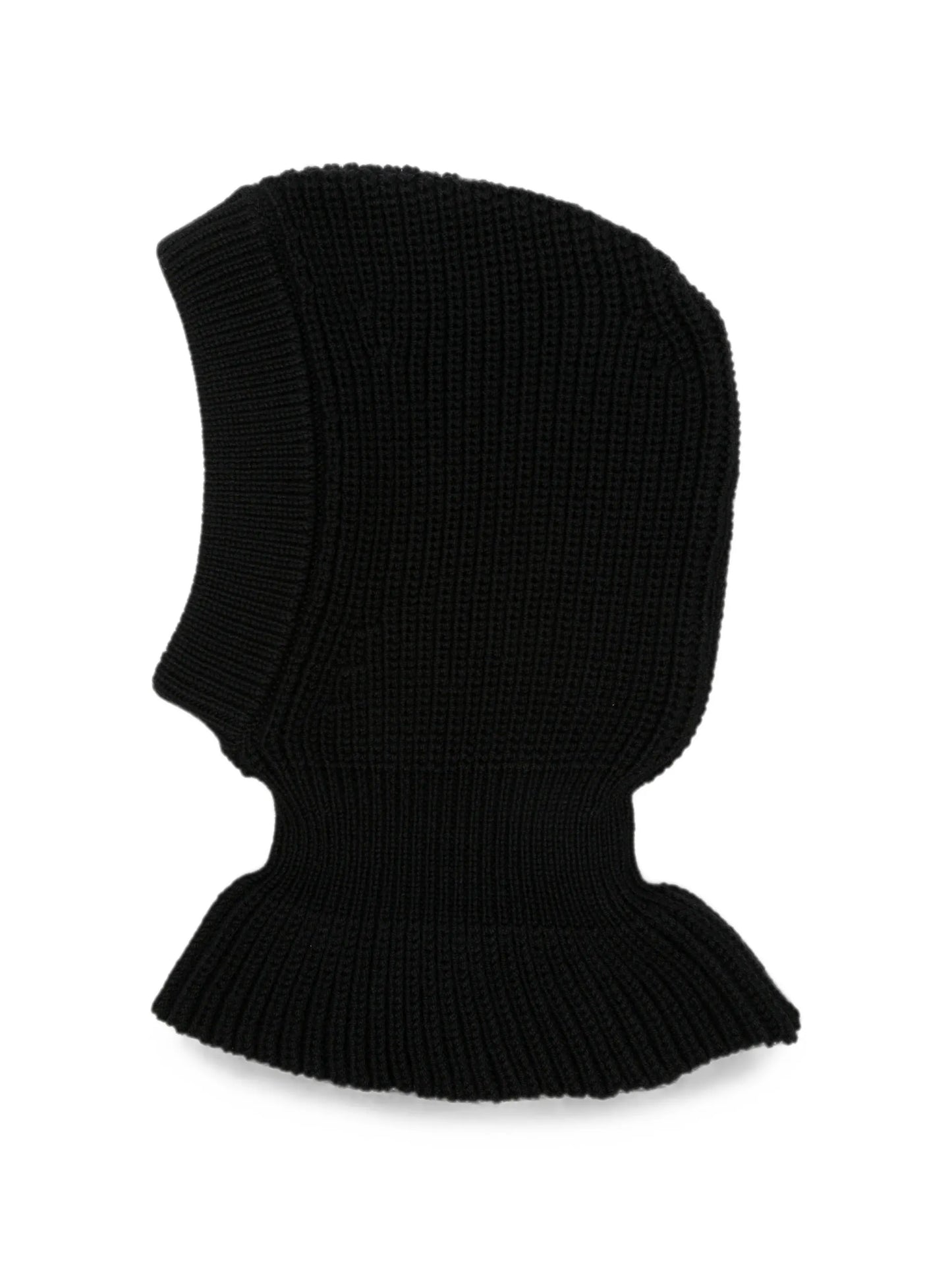 ribbed-knit balaclava
