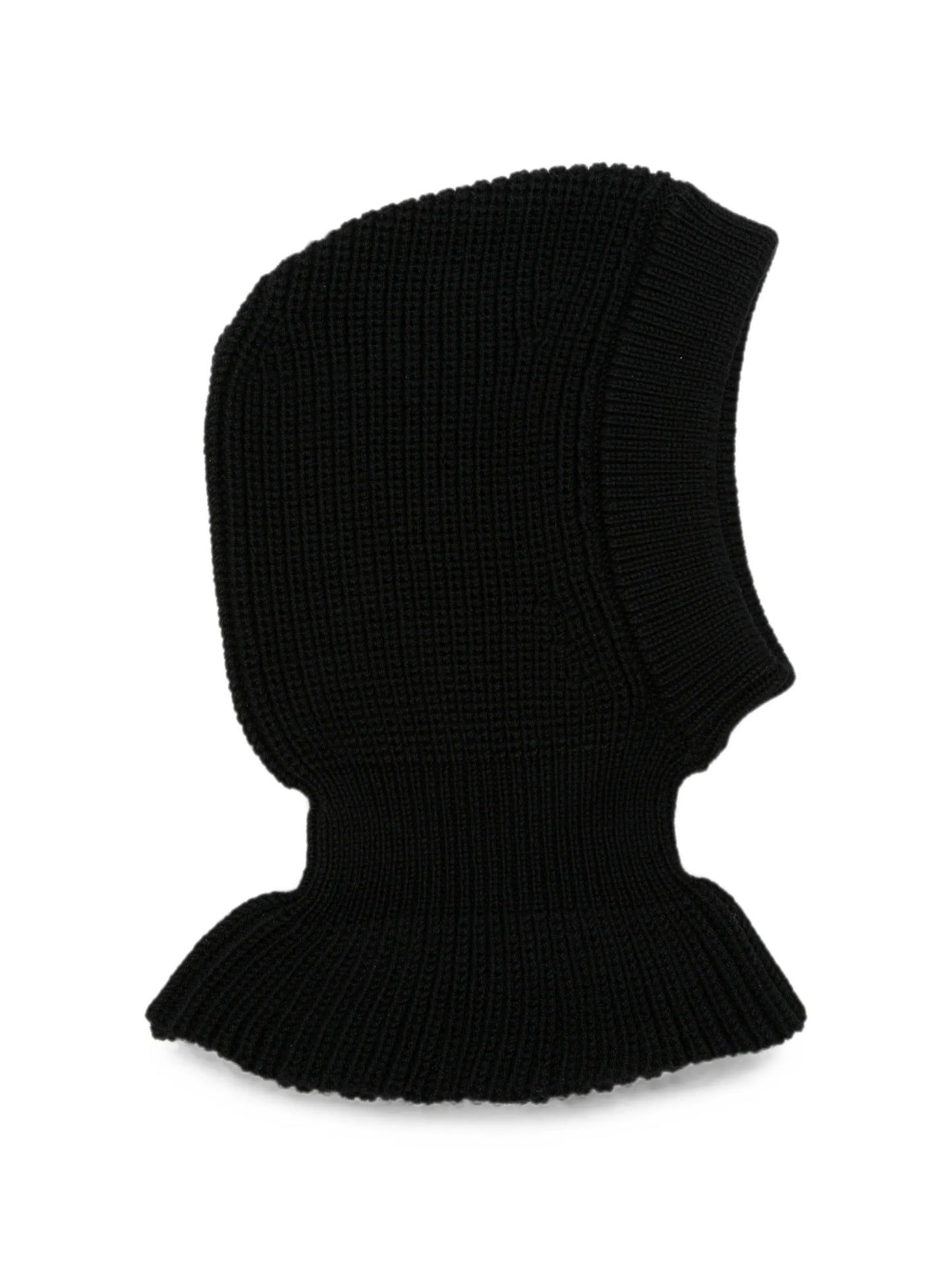 ribbed-knit balaclava
