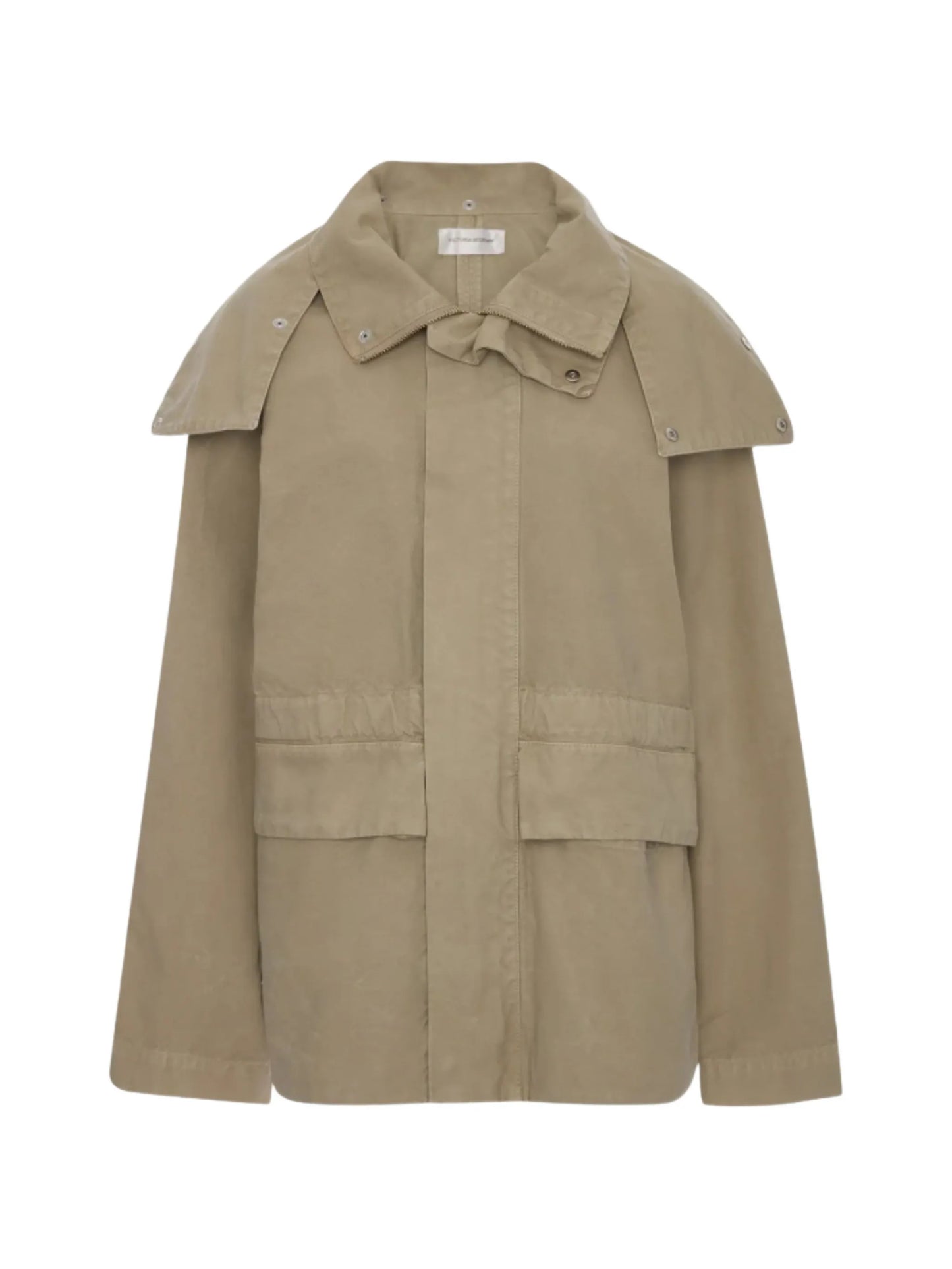 hooded pocket-detail jacket