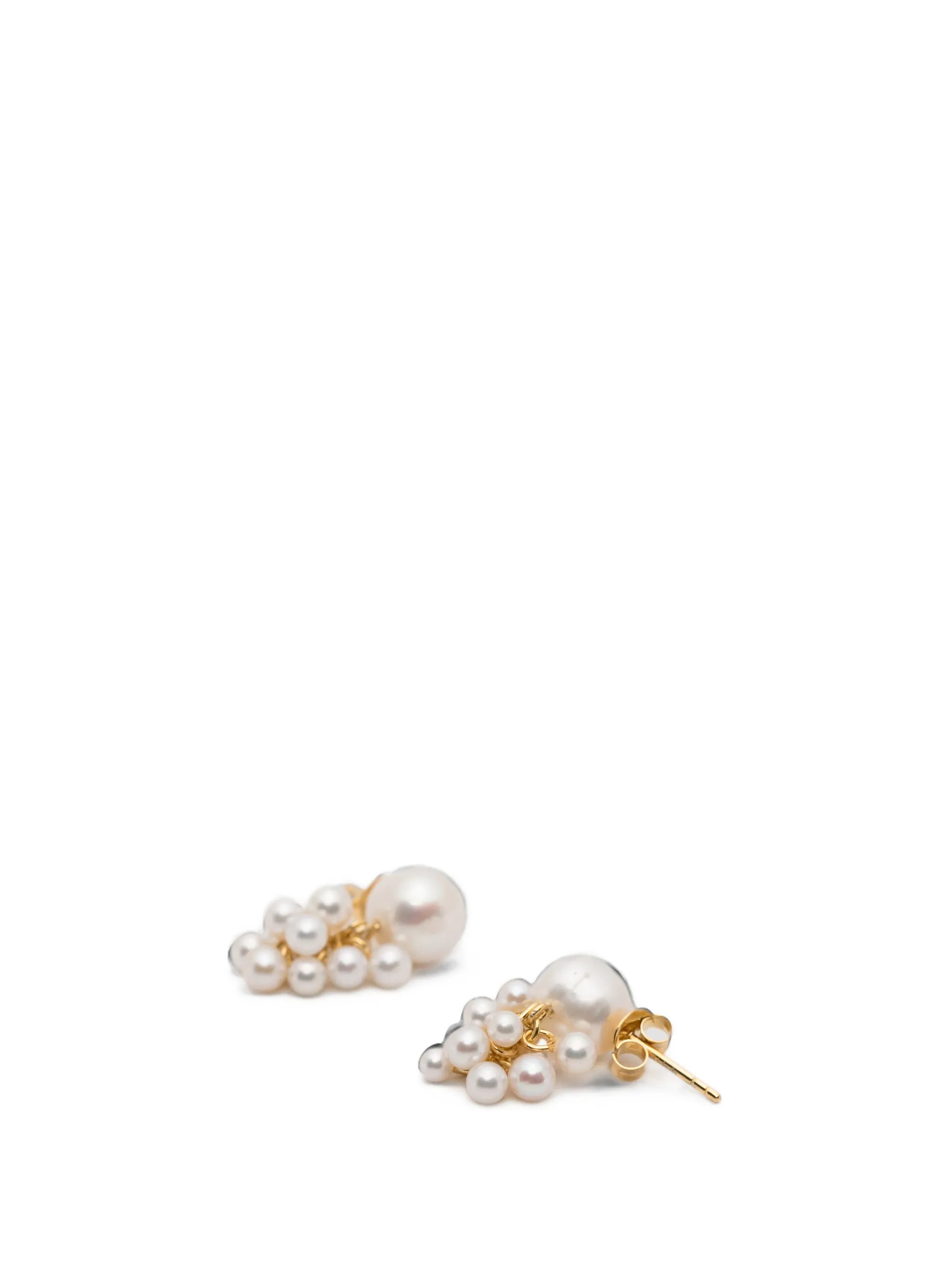 Til The Stars Wane pearl earrings