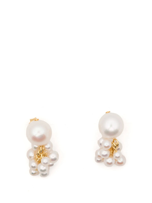 Til The Stars Wane pearl earrings