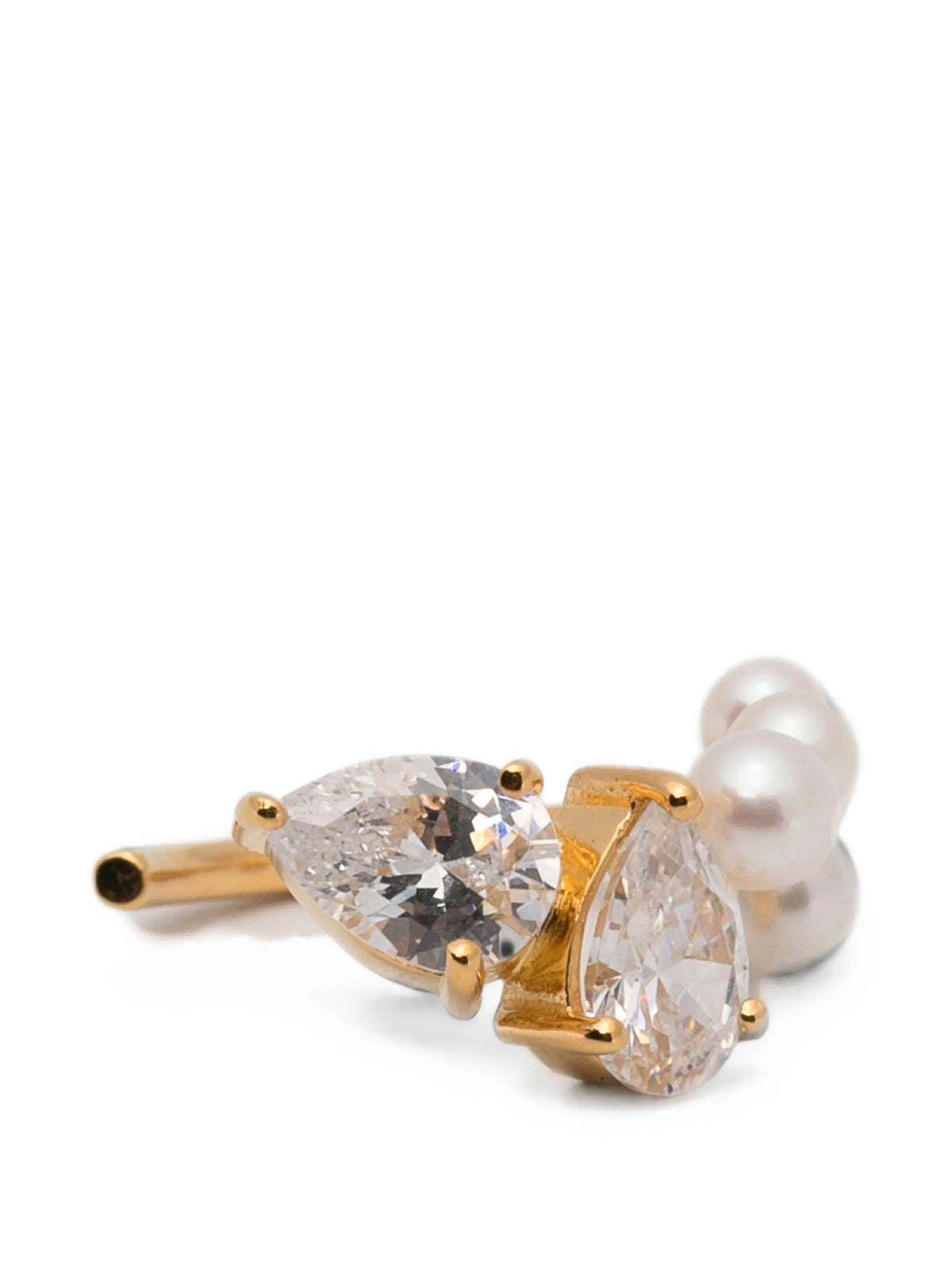 pearl-embellished ear cuff