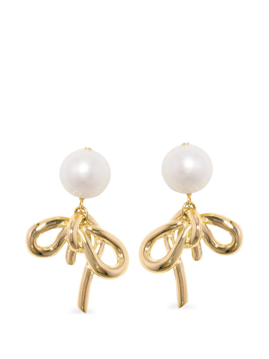 Once in a Blue Moon drop earrings